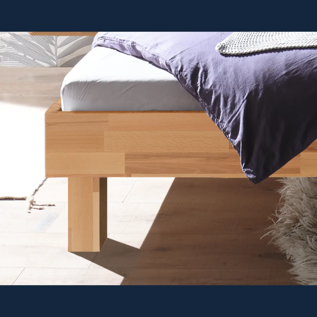 Geradliniges Massivholzbett Hasena Prato modern-skandinavisch – Bild 12