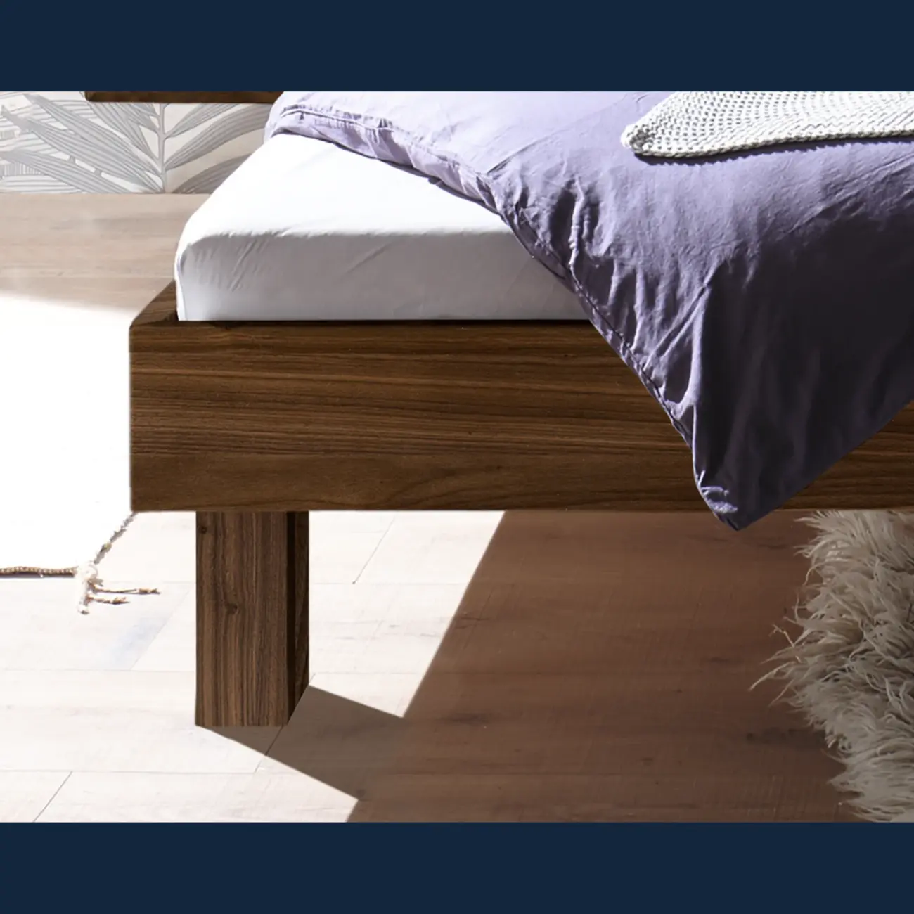 Geradliniges Massivholzbett Hasena Prato modern-skandinavisch – Bild 4