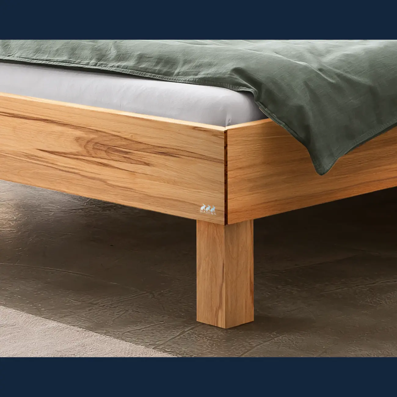 Zeitloses Massivholzbett Hasena Ricardo modern-skandinavisch – Bild 12