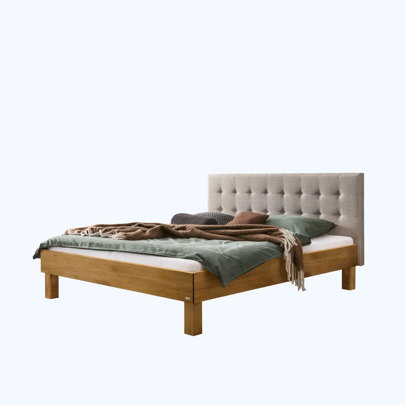 Zeitloses Massivholzbett Hasena Ricardo modern-skandinavisch – Bild 13