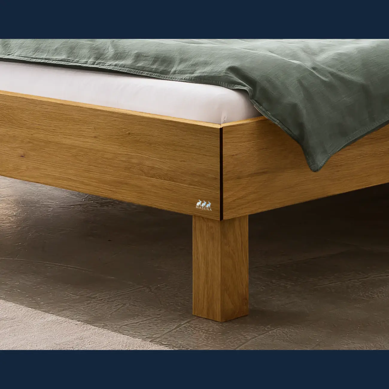 Zeitloses Massivholzbett Hasena Ricardo modern-skandinavisch – Bild 16