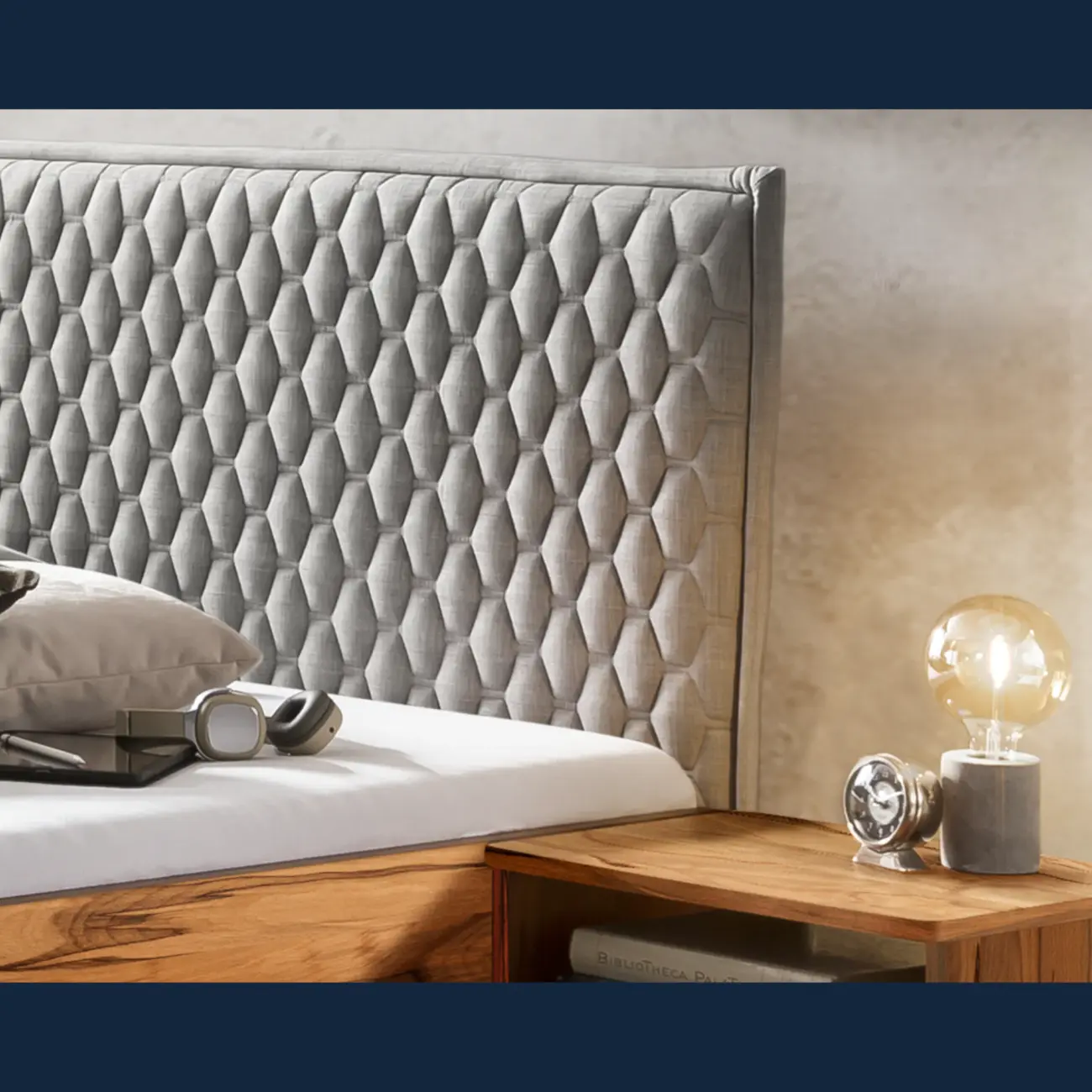 Massivholzbett Hasena Sara modern Industrial – Bild 7