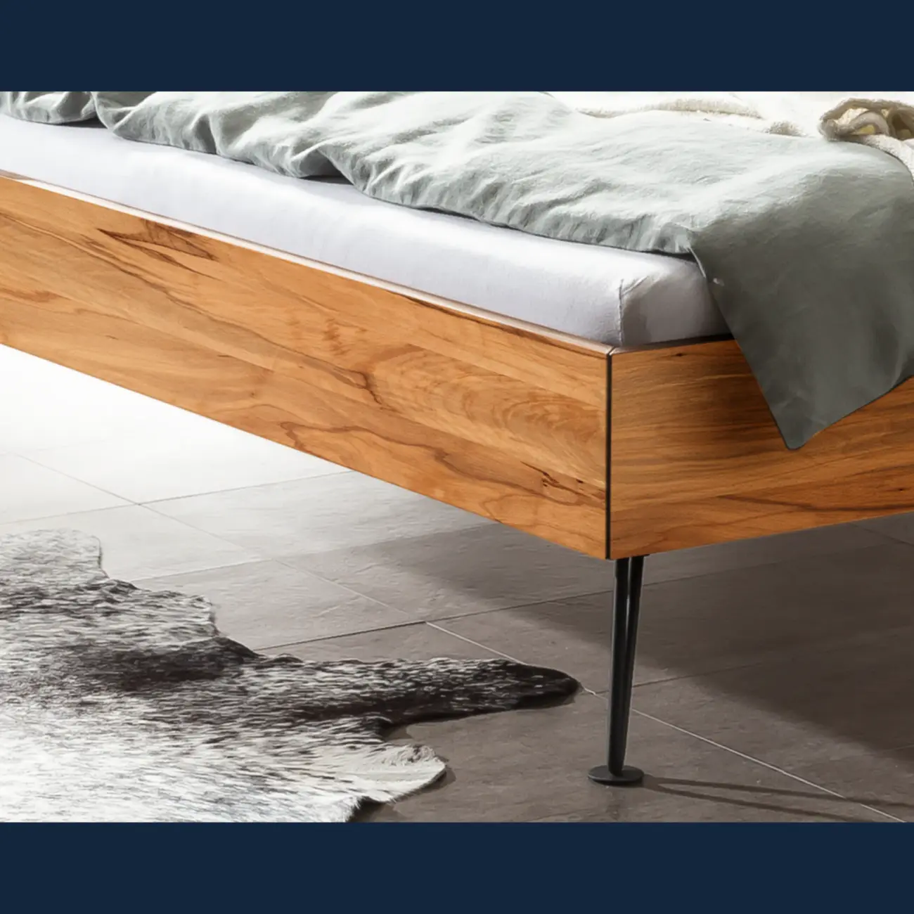 Massivholzbett Hasena Sara modern Industrial – Bild 8