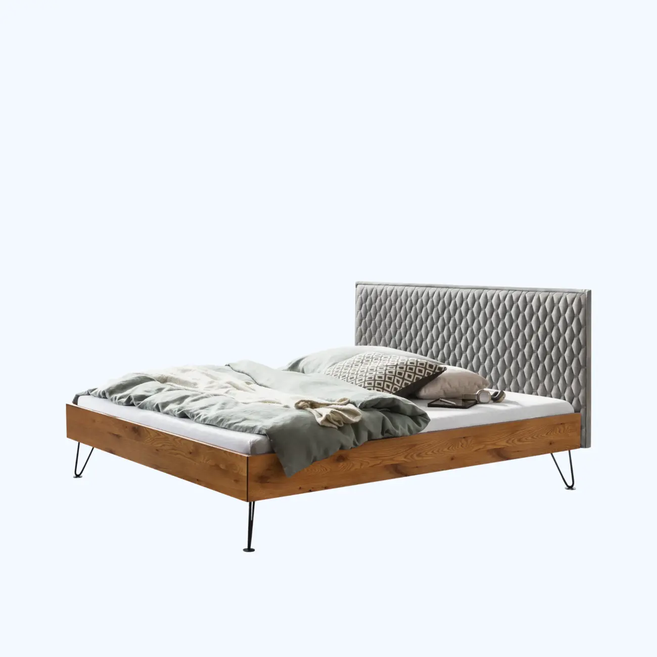 Massivholzbett Hasena Sara modern Industrial – Bild 9