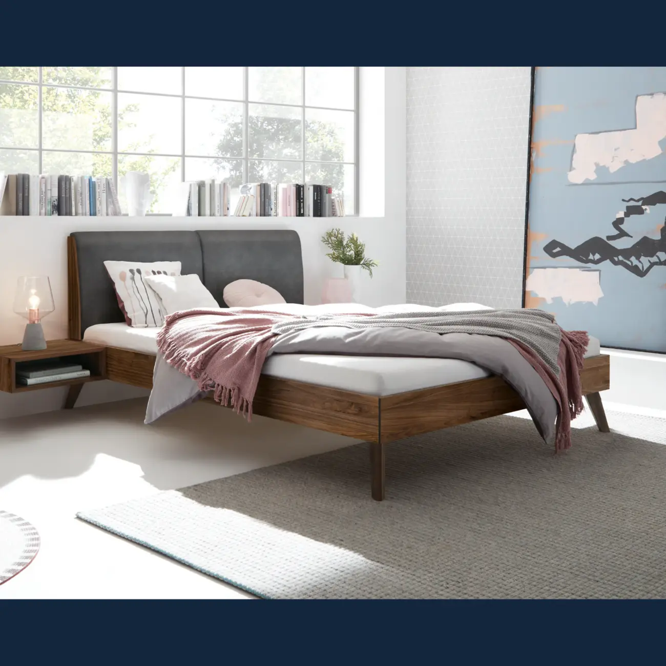 Ausgewogenes Massivholzbett Hasena Simone modern-skandinavisch – Bild 18