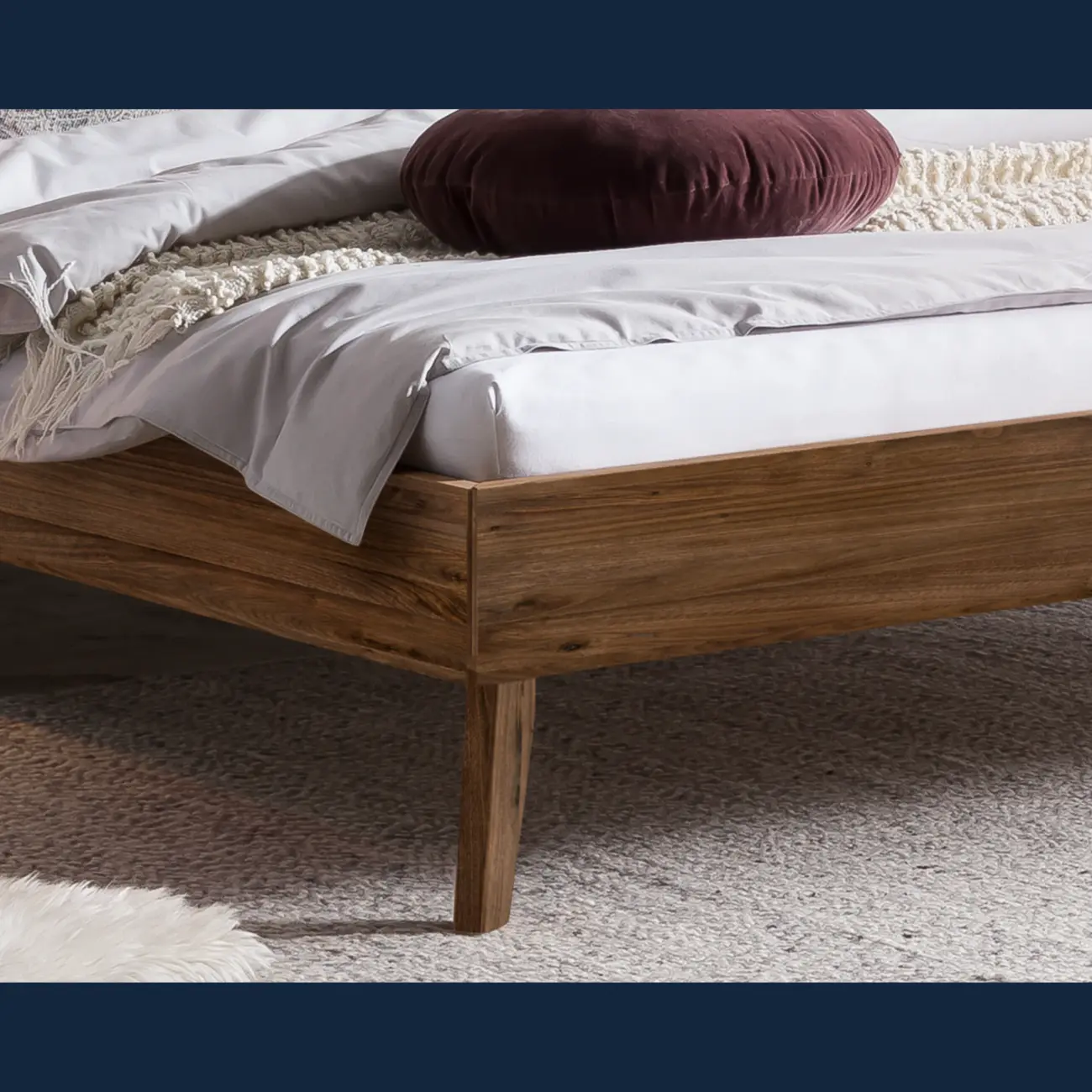 Ausgewogenes Massivholzbett Hasena Simone modern-skandinavisch – Bild 20