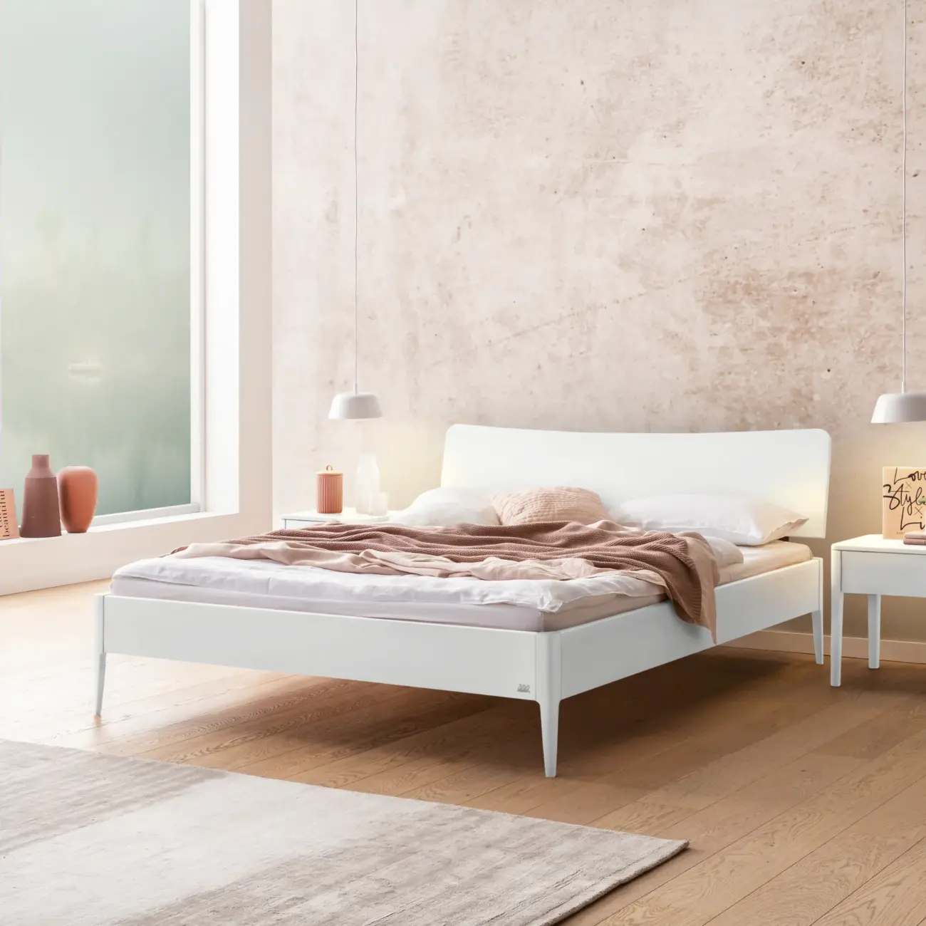 Sanftes Massivholzbett Hasena Spezia skandinavisch – Bild 6