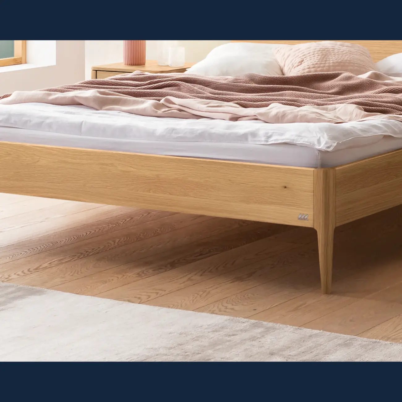 Sanftes Massivholzbett Hasena Spezia skandinavisch – Bild 12