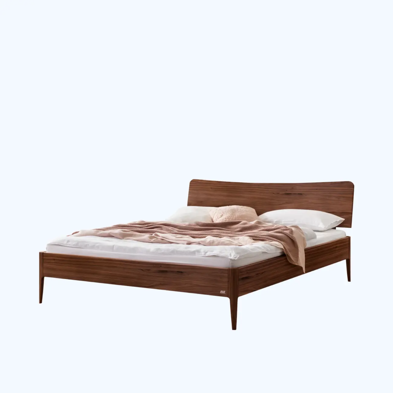 Sanftes Massivholzbett Hasena Spezia skandinavisch