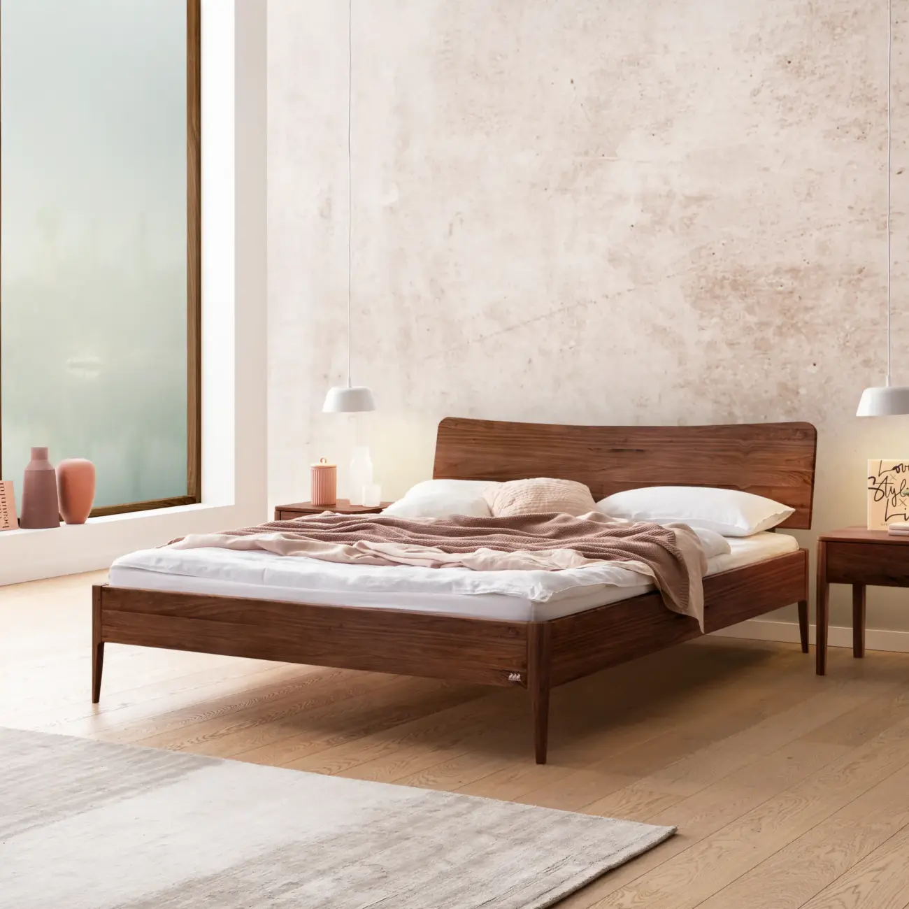 Sanftes Massivholzbett Hasena Spezia skandinavisch – Bild 2