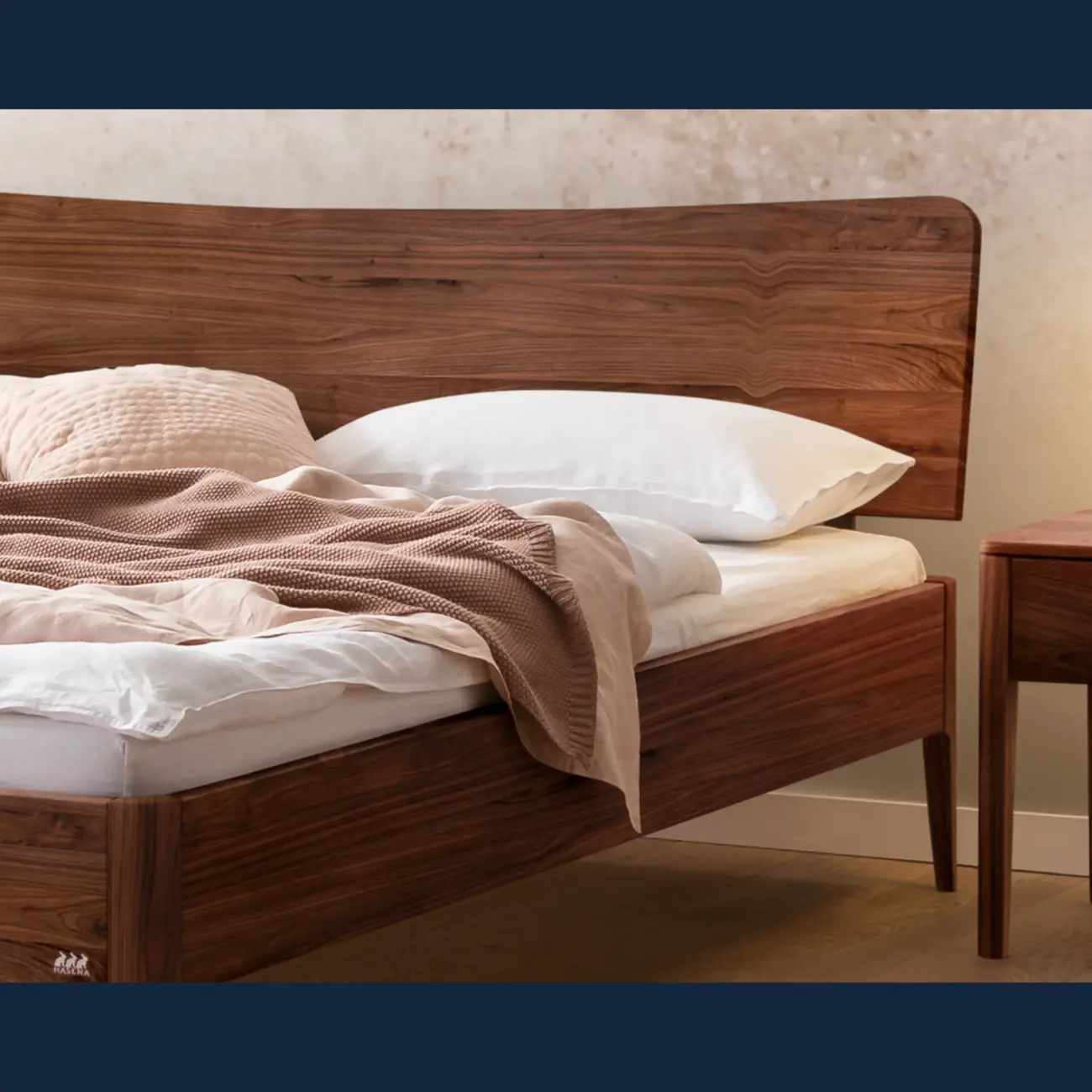 Sanftes Massivholzbett Hasena Spezia skandinavisch – Bild 3