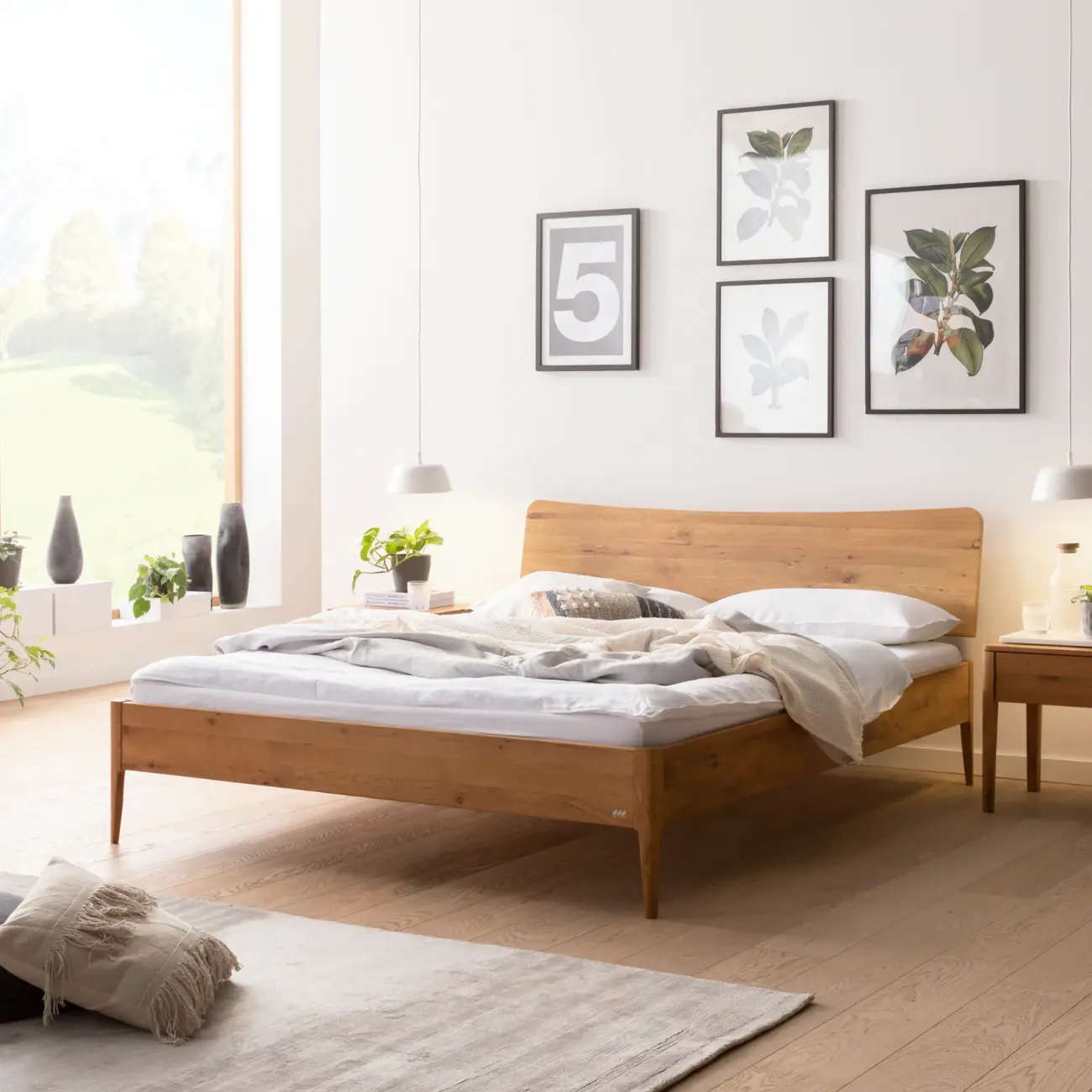 Sanftes Massivholzbett Hasena Spezia skandinavisch – Bild 18