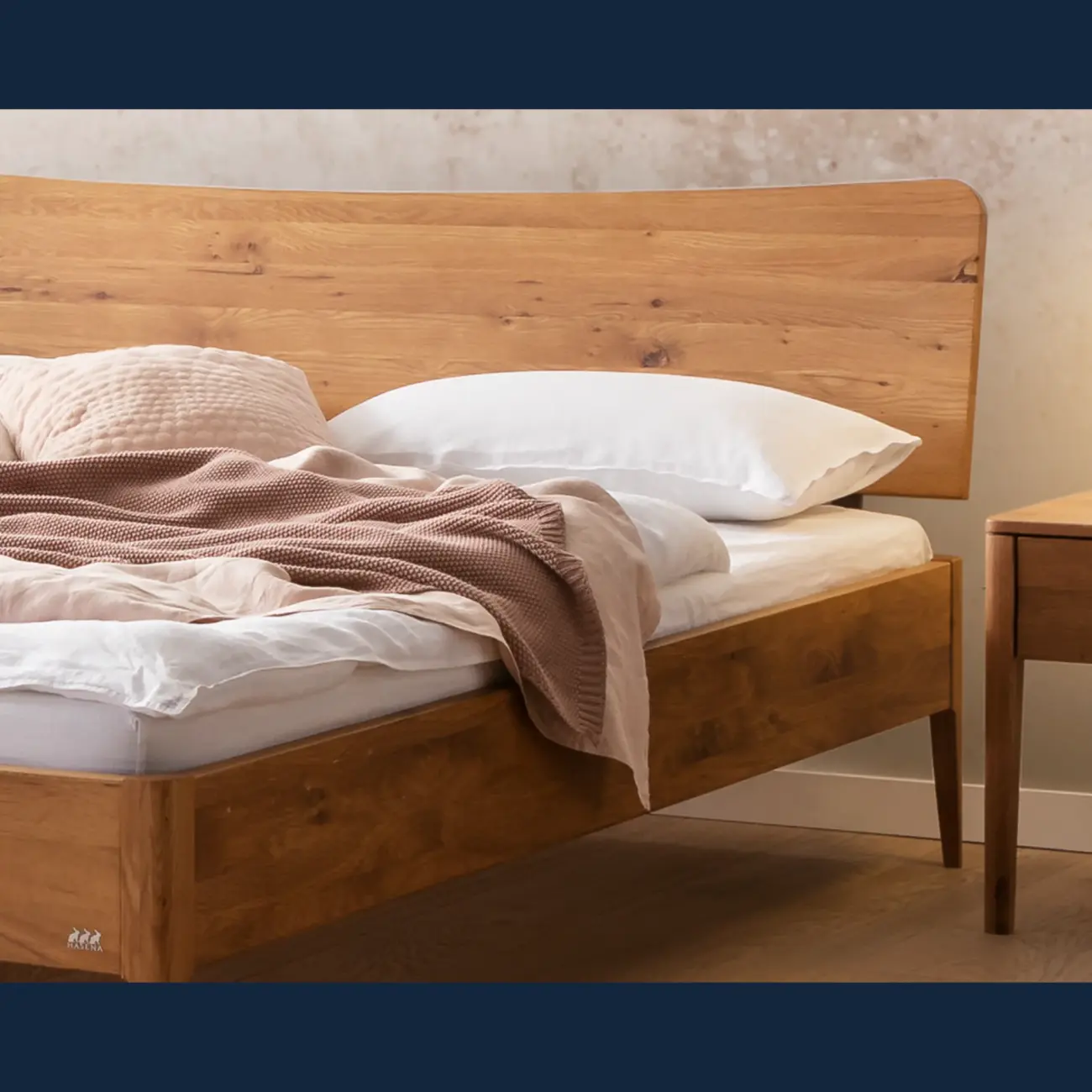 Sanftes Massivholzbett Hasena Spezia skandinavisch – Bild 19