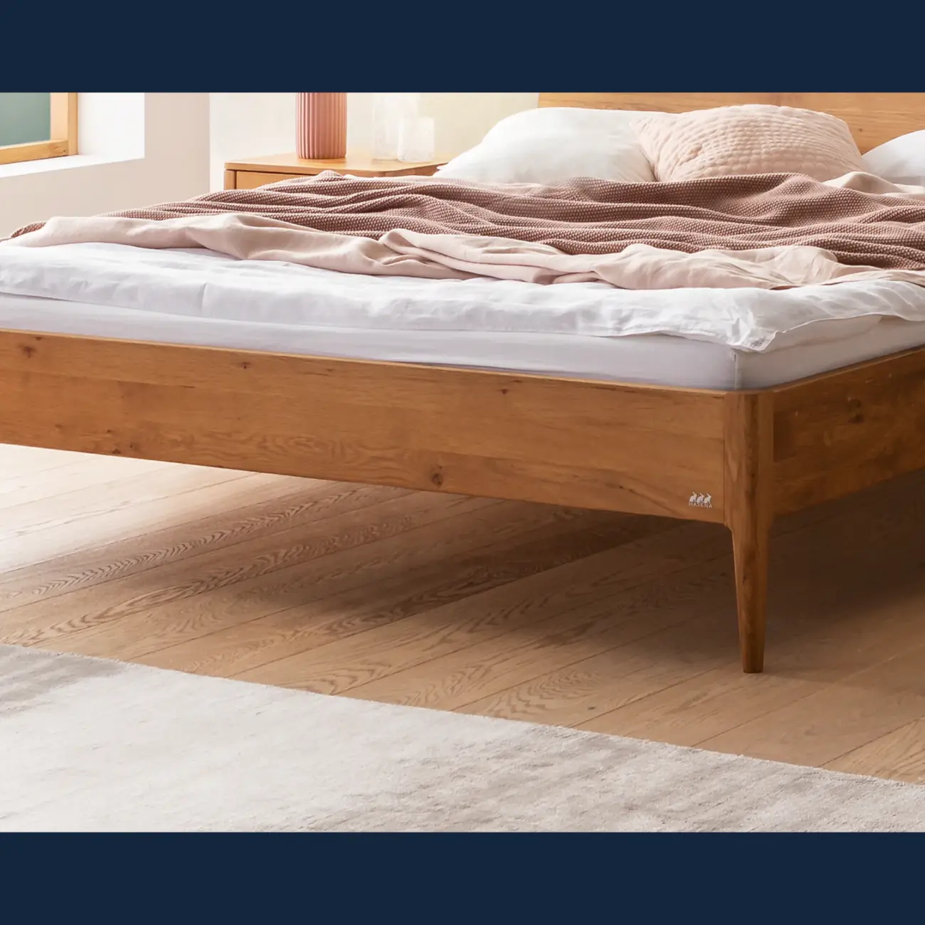 Sanftes Massivholzbett Hasena Spezia skandinavisch – Bild 20