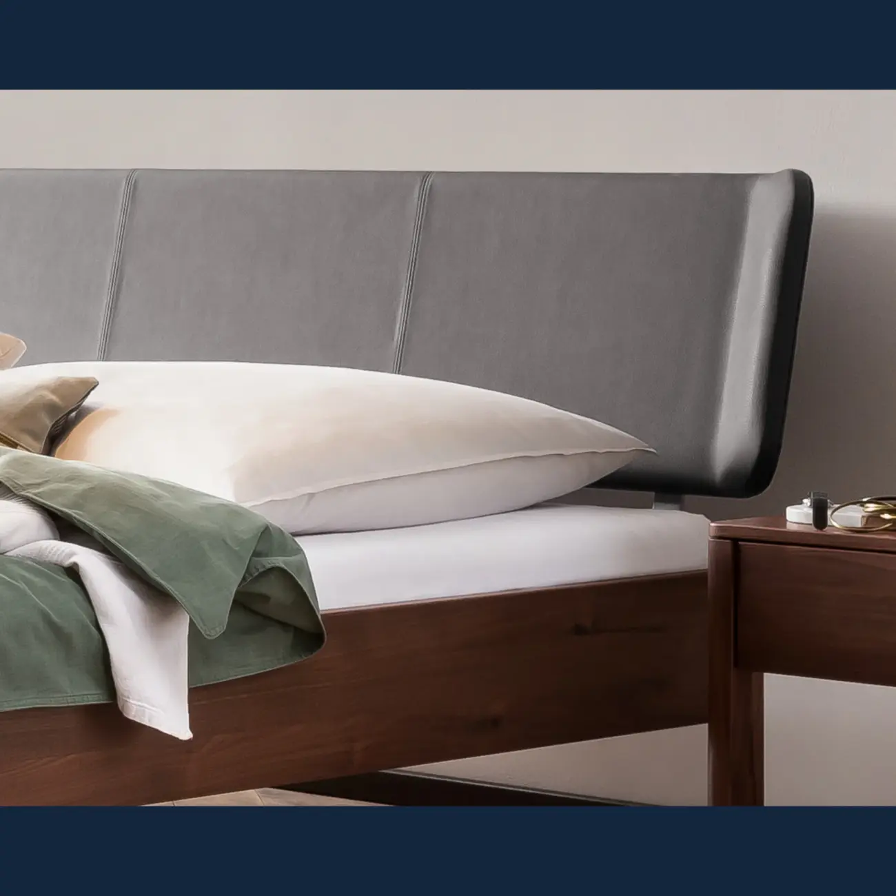 Elegantes Massivholzbett Hasena Varese modern-skandinavisch – Bild 3