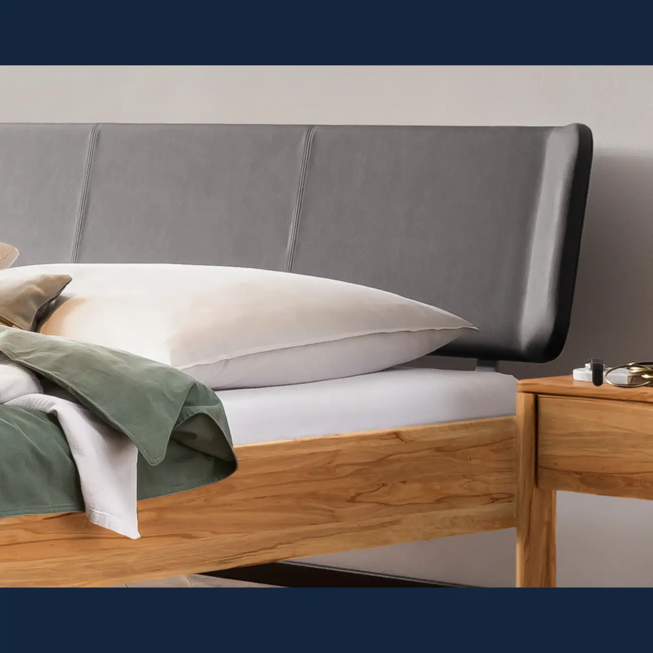 Elegantes Massivholzbett Hasena Varese modern-skandinavisch – Bild 11