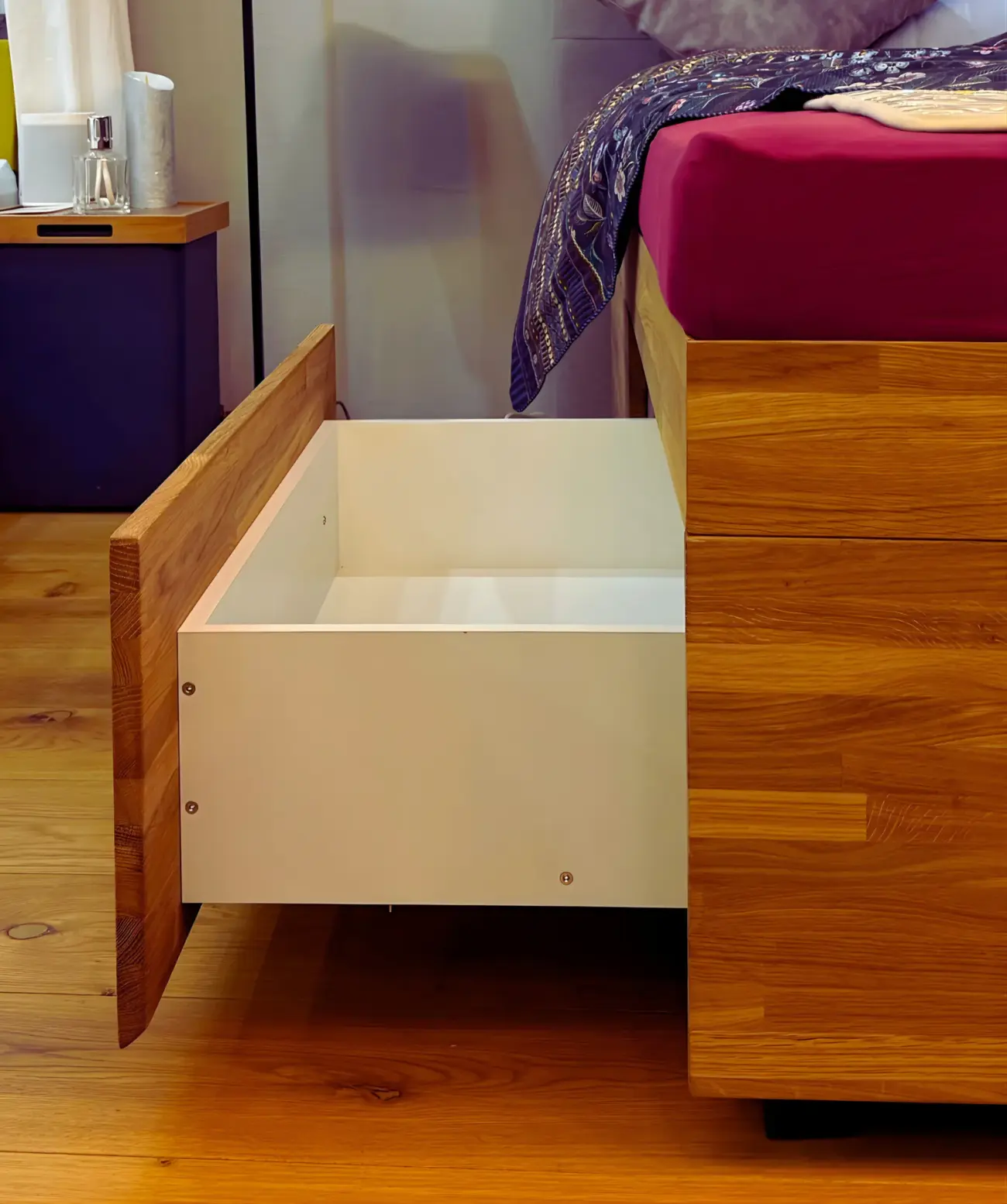 AQUARIBIK Massivholz Wasserbett mit Stauraum – Ausstellungsstück 6 AQUARIBIK Massivholz Wasserbett mit Stauraum – Ausstellungsstück – Bild 6