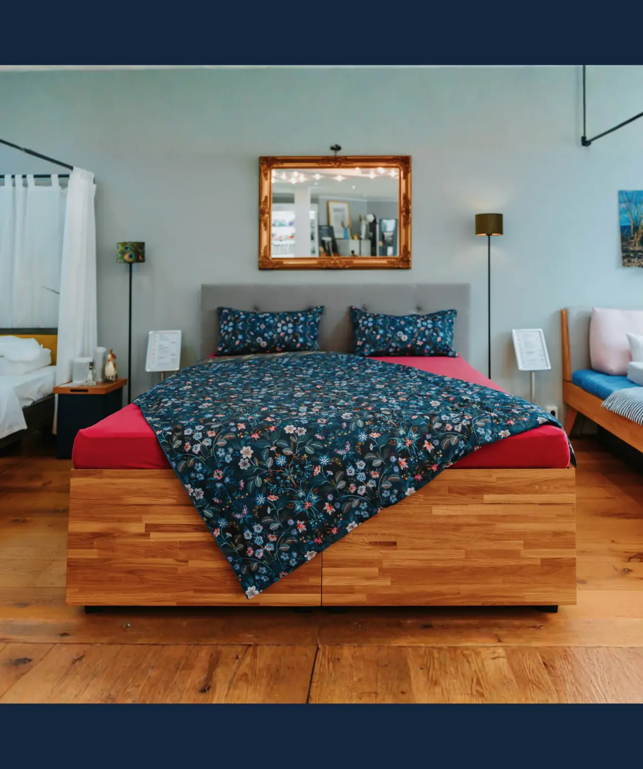 AQUARIBIK Massivholz Wasserbett mit Stauraum – Ausstellungsstück 3 AQUARIBIK Massivholz Wasserbett mit Stauraum – Ausstellungsstück – Bild 3