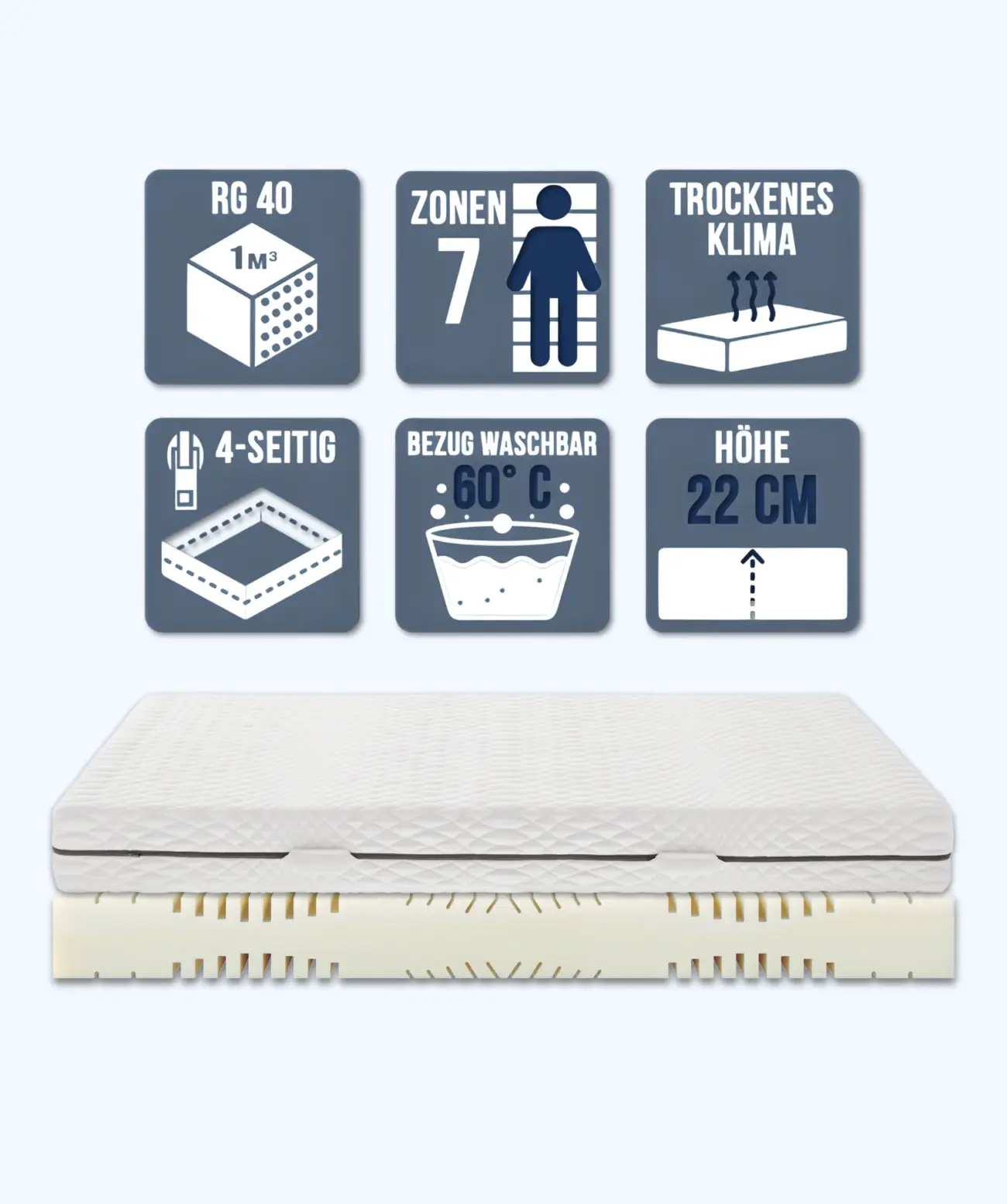 Kaltschaummatratze Livorno Brinkhaus 1 Kaltschaummatratze Livorno Brinkhaus