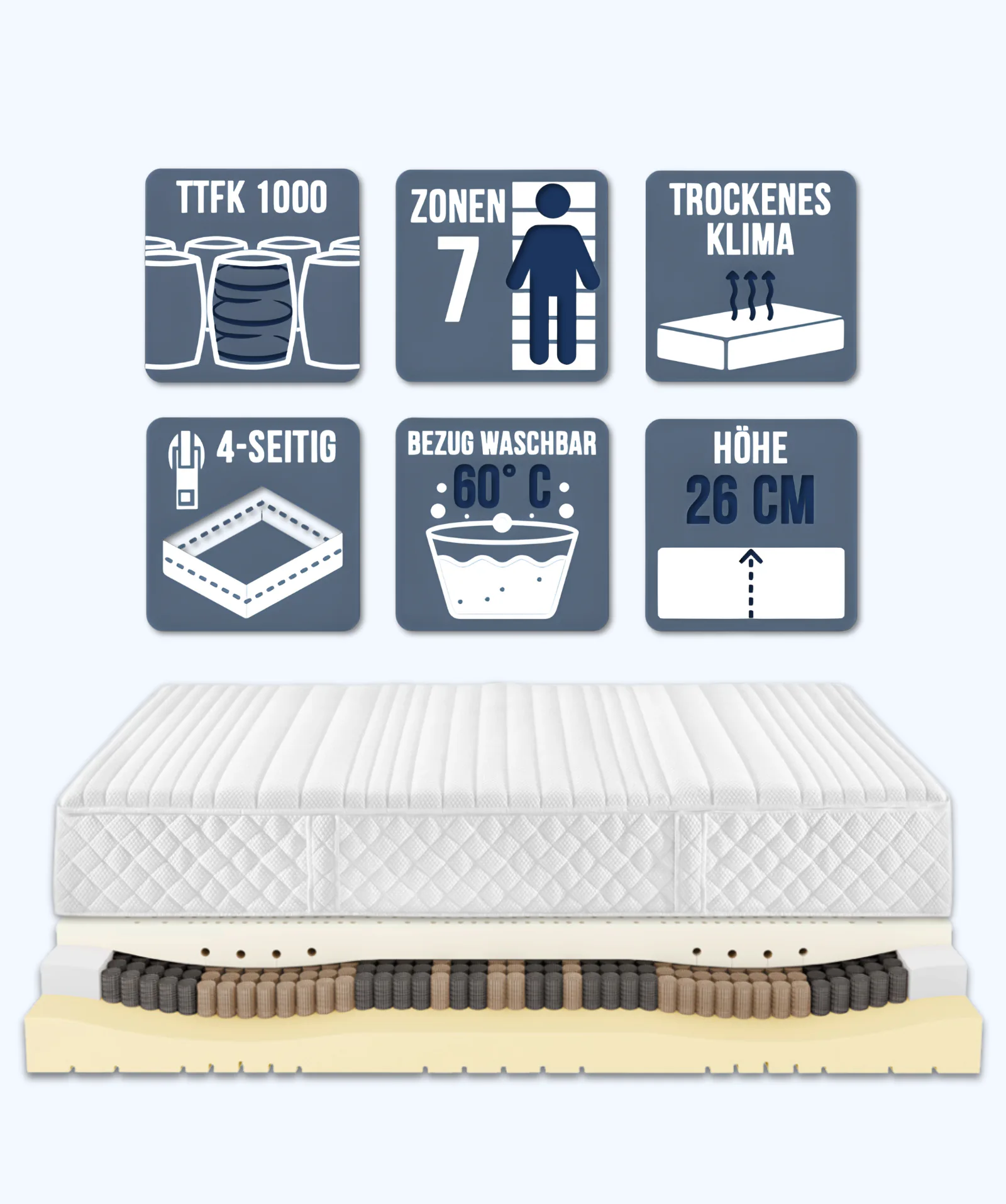 Brinkhaus Matratze Sorrent Taschenfederkern https://aquaribik.de/