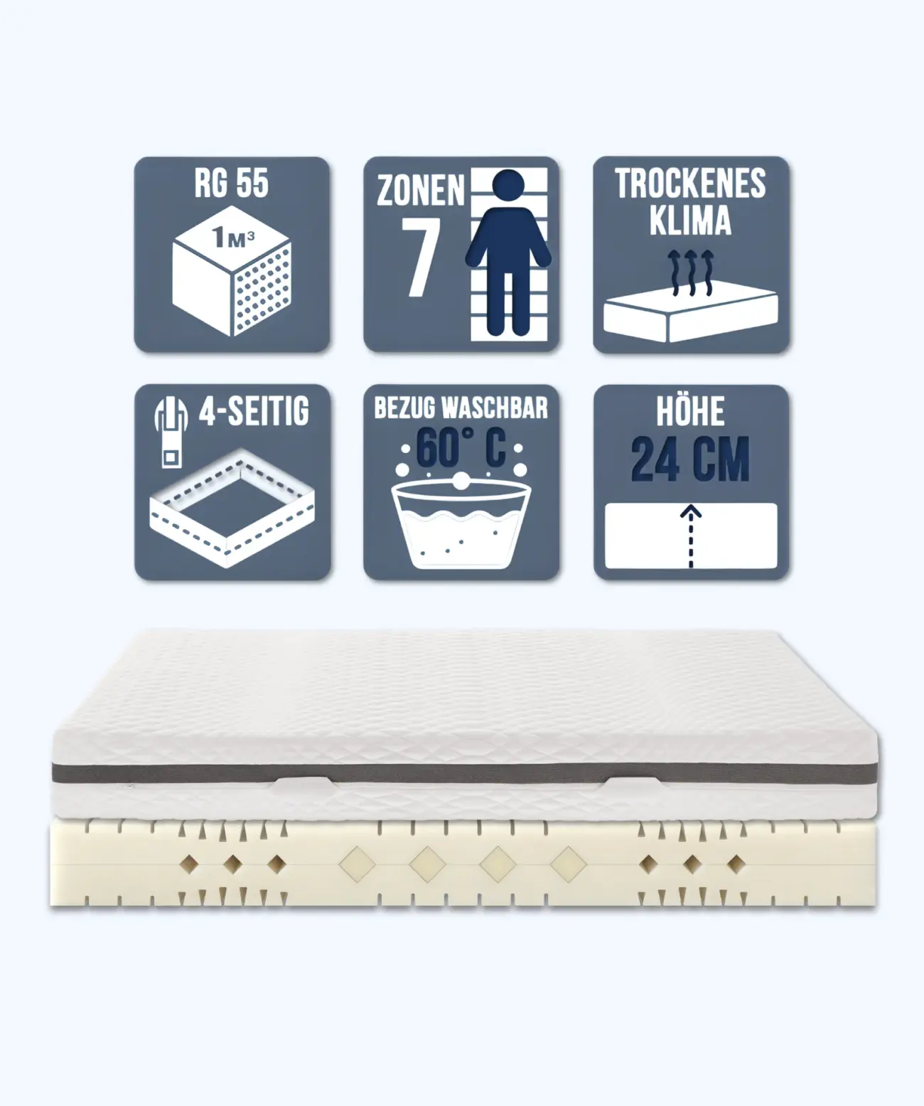 Kaltschaummatratze Verona Brinkhaus 1 Kaltschaummatratze Verona Brinkhaus