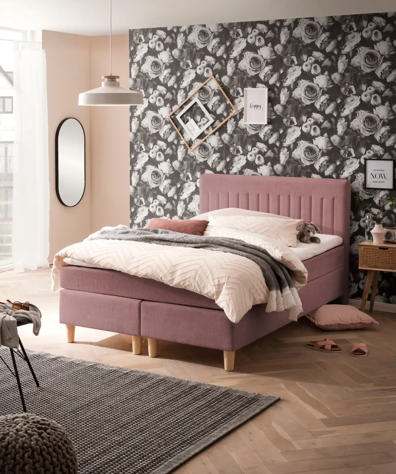 Elegantes Badenia Rom Boxspringbett