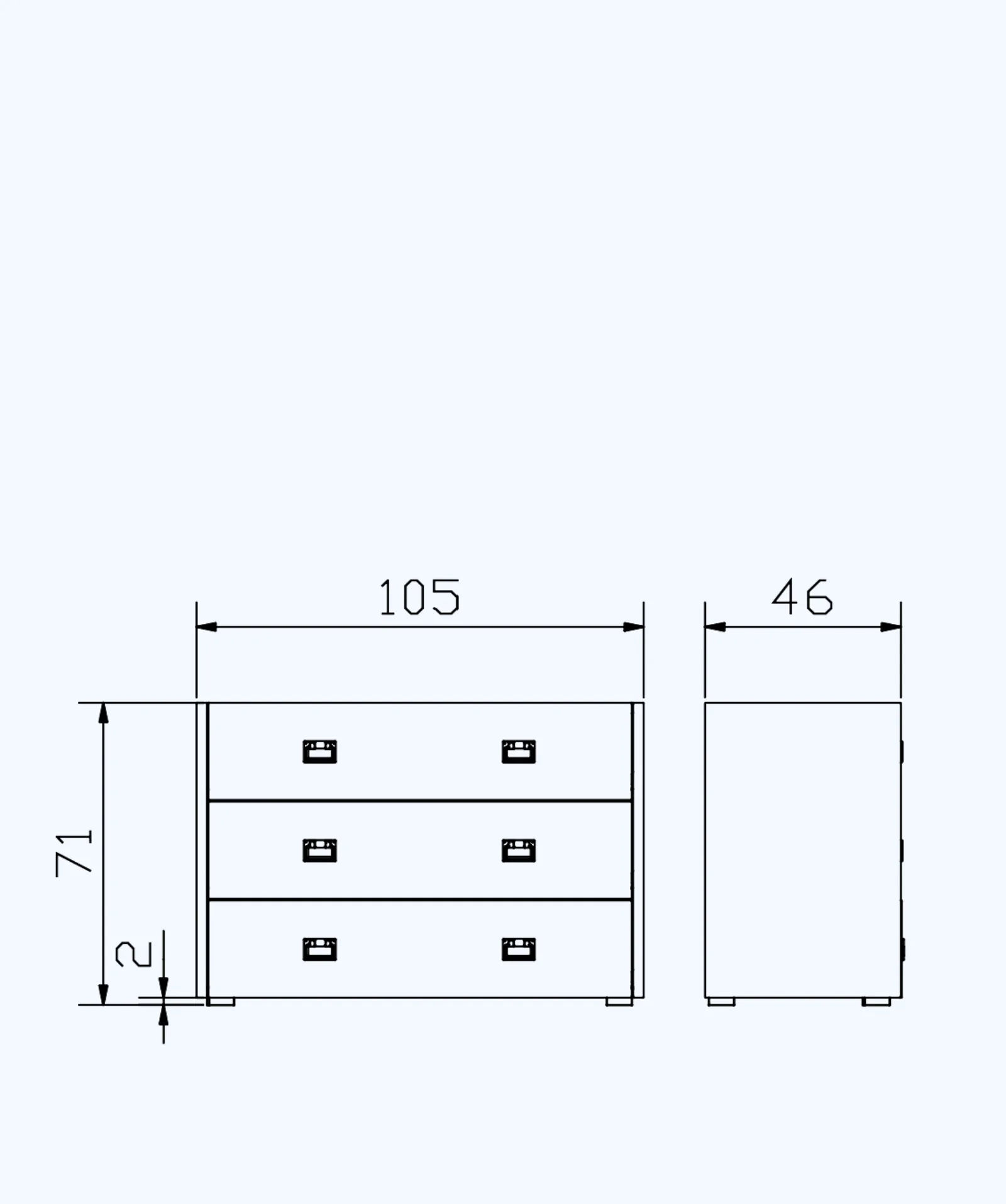 Charakterstarke Kommode Hasena Industrial Factory-Line Calino 8 Charakterstarke Kommode Hasena Industrial Factory-Line Calino – Bild 8
