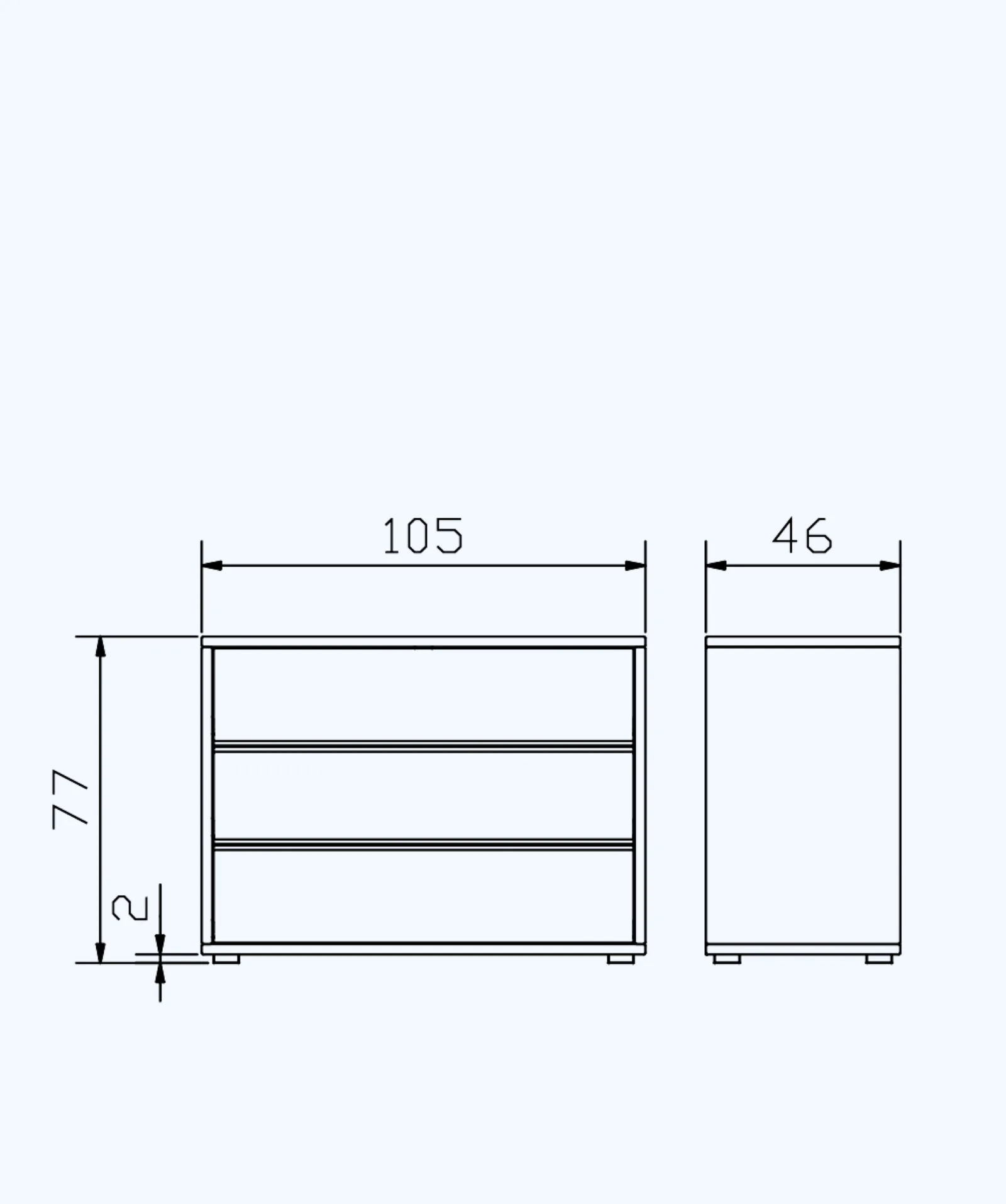 Zeitlose Kommode Hasena Skandinavisch Naturo-Line Cassetto 5 Zeitlose Kommode Hasena Skandinavisch Naturo-Line Cassetto – Bild 5