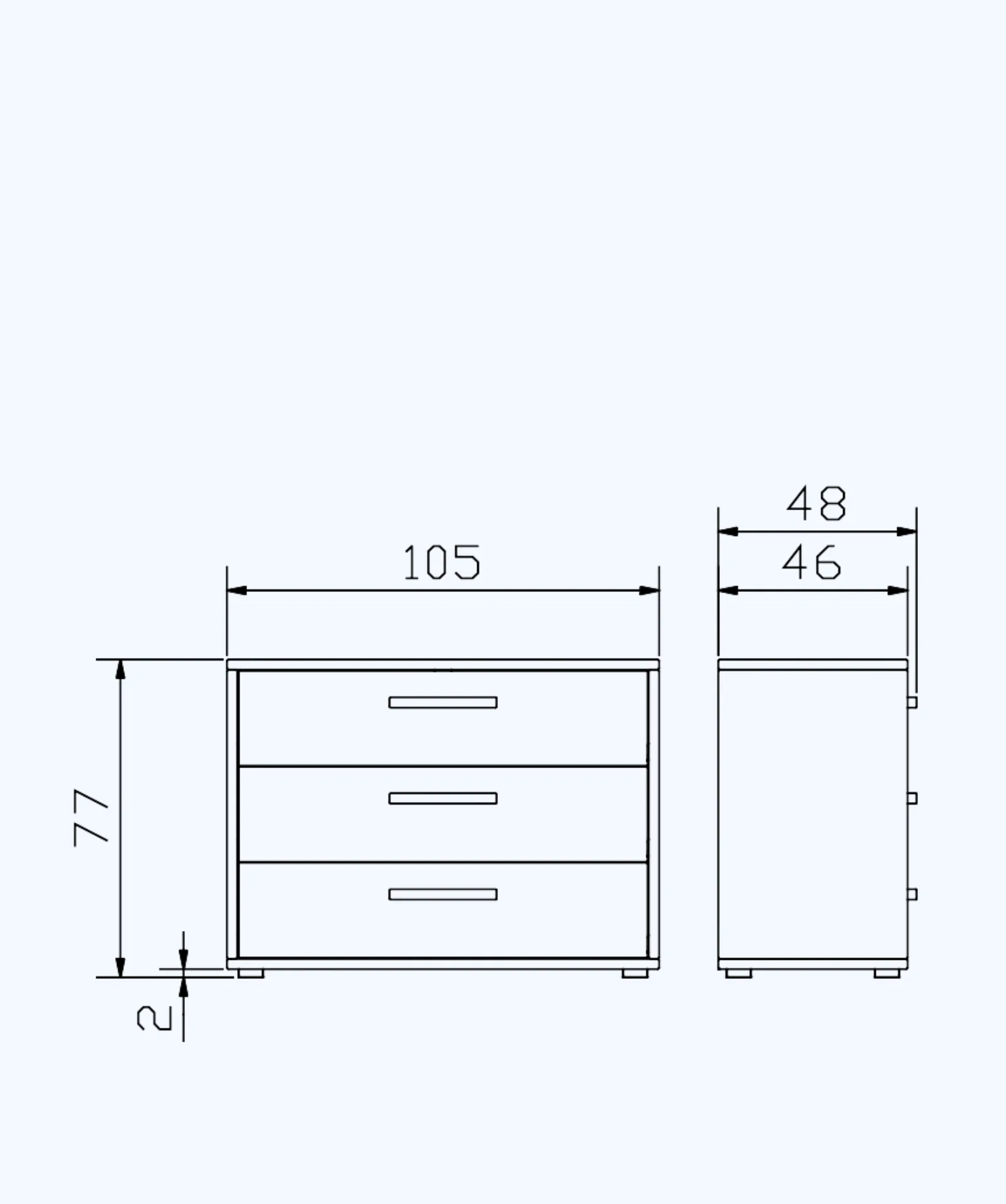 Hasena Kommode Cessina aus massiver Wildeiche 5 Hasena Kommode Cessina aus massiver Wildeiche – Bild 5
