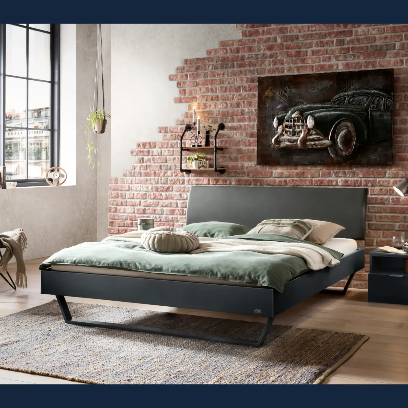 Hasena Bett Clyo Industrial 2 Hasena Bett Clyo Industrial – Bild 2