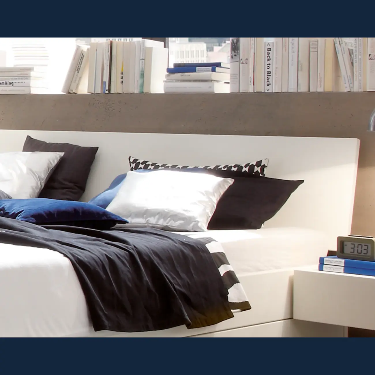 Massivholzbett Hasena Modern Stil Bett Gabriele mit Stauraum 4 Massivholzbett Hasena Modern Stil Bett Gabriele mit Stauraum – Bild 4