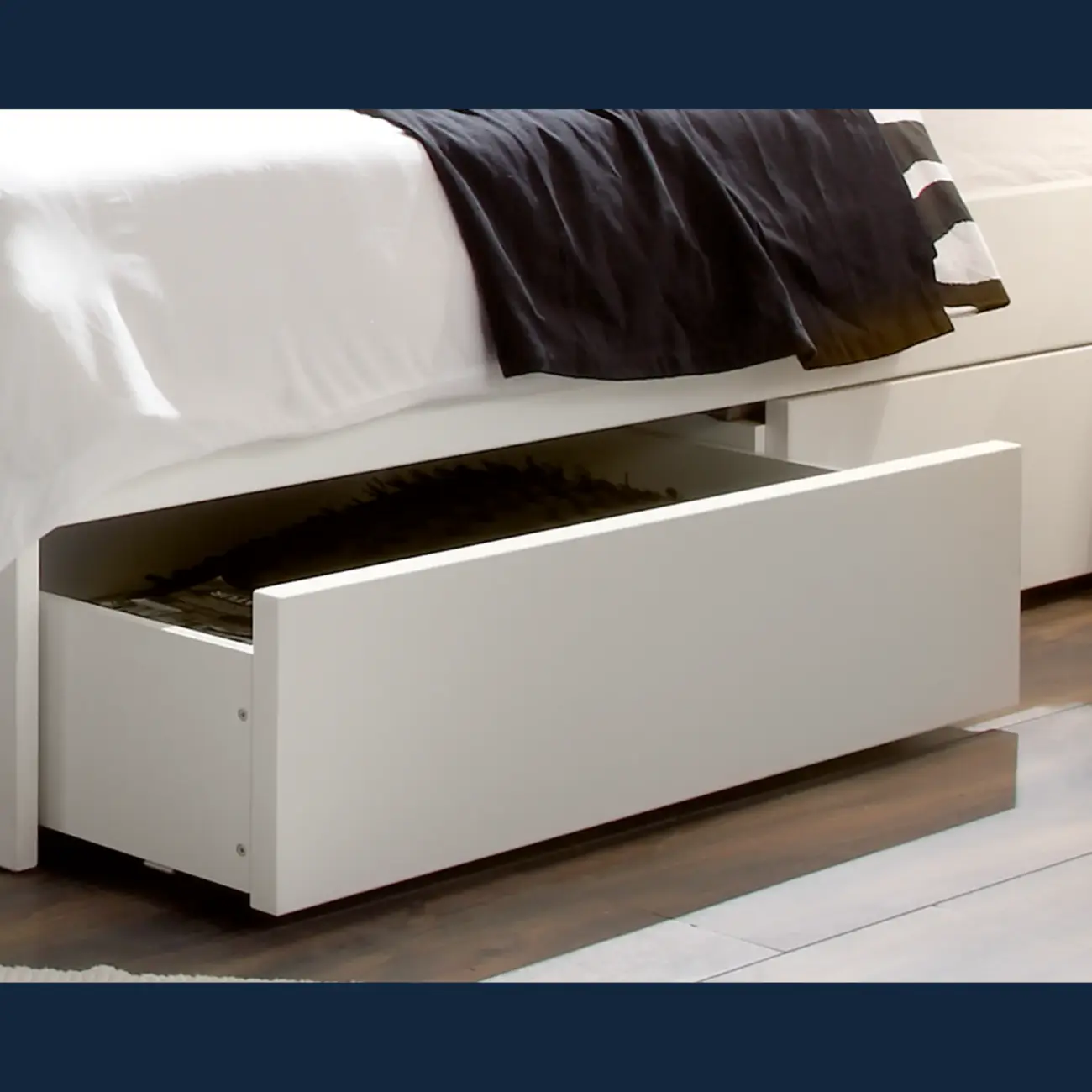 Massivholzbett Hasena Modern Stil Bett Gabriele mit Stauraum 5 Massivholzbett Hasena Modern Stil Bett Gabriele mit Stauraum – Bild 5