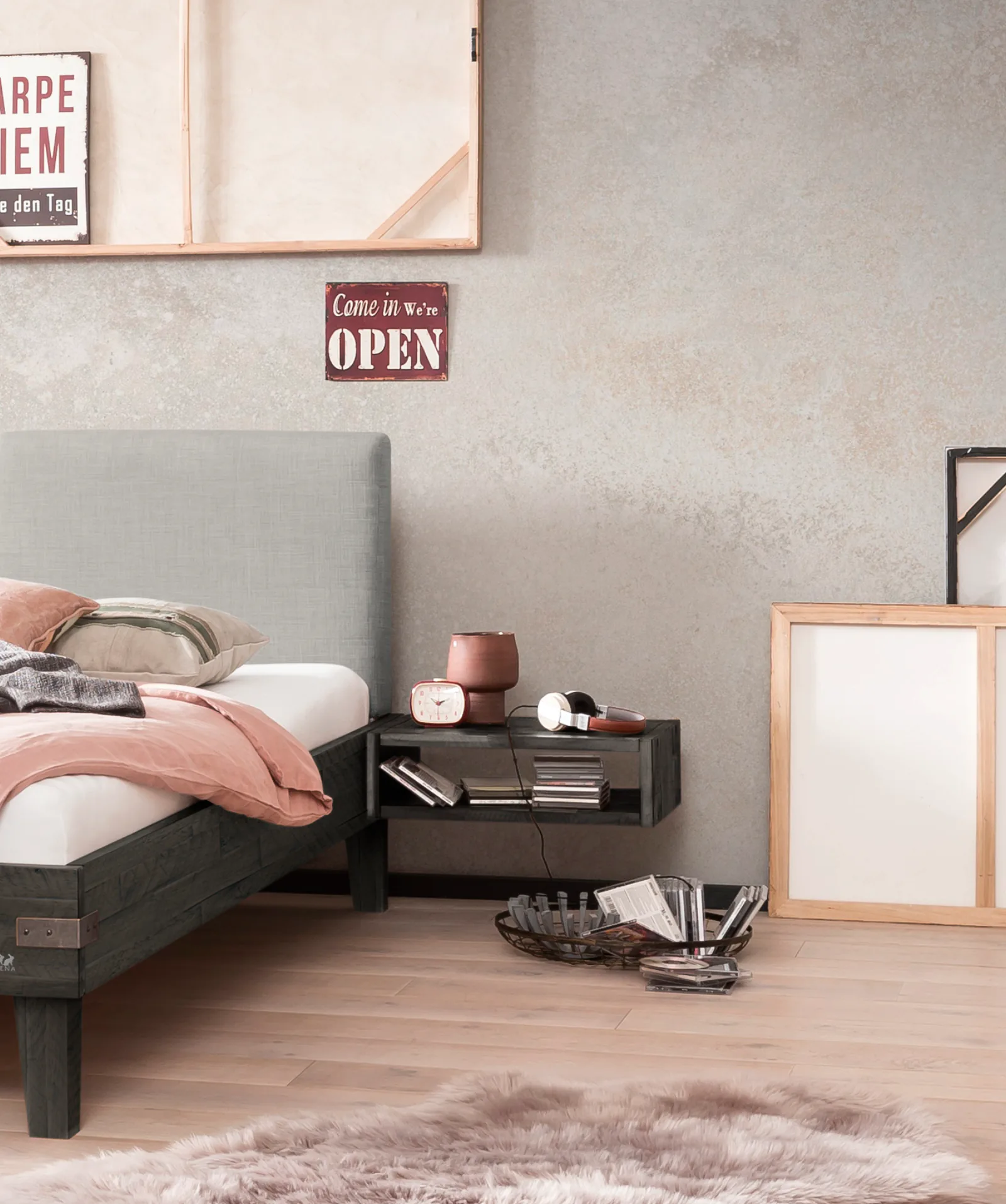 Jago Nachttisch Hasena Factory-Line Industrial 4 Jago Nachttisch Hasena Factory-Line Industrial – Bild 4