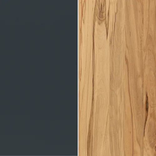 Korpus: Anthracit / Front, Top: Wildbuche natur, geölt