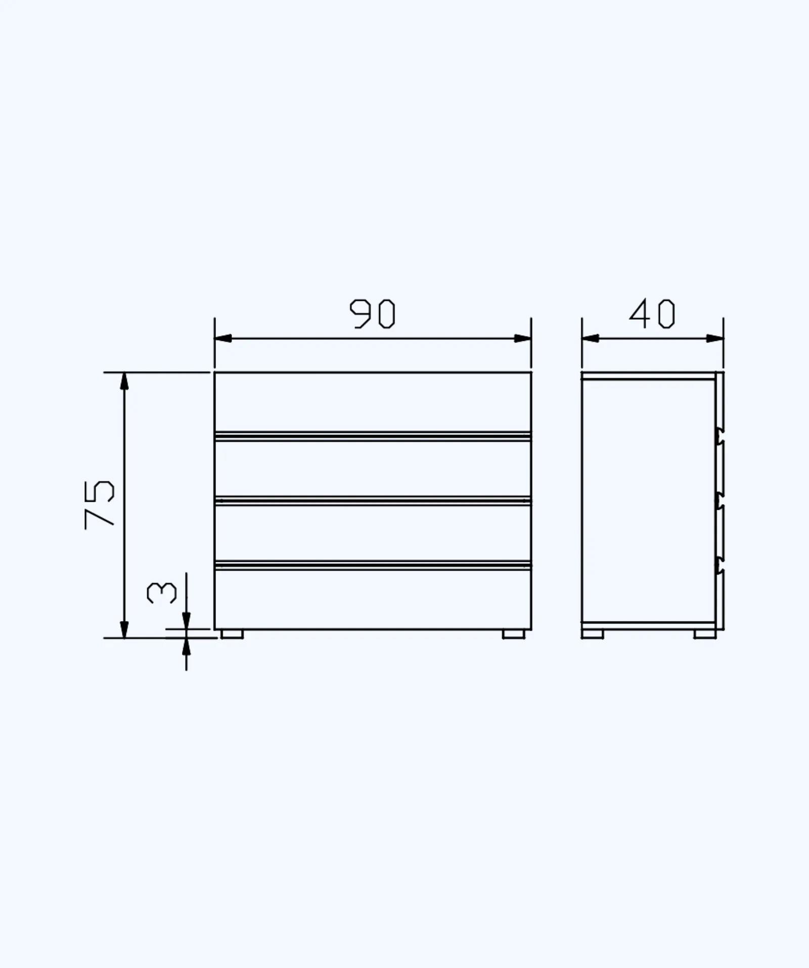 Elegante Kommode Hasena Skandinavisch Woodline Lovara 11 Elegante Kommode Hasena Skandinavisch Woodline Lovara – Bild 11