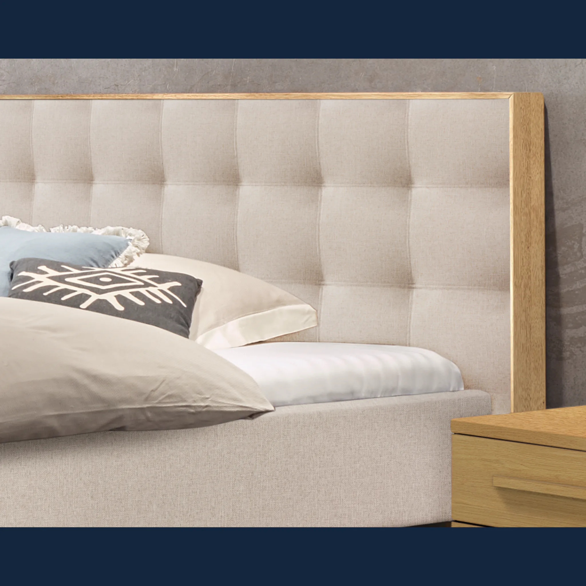 Ruhiges Polsterbett Hasena skandinavisch Noah Pronto 3 Ruhiges Polsterbett Hasena skandinavisch Noah Pronto – Bild 3