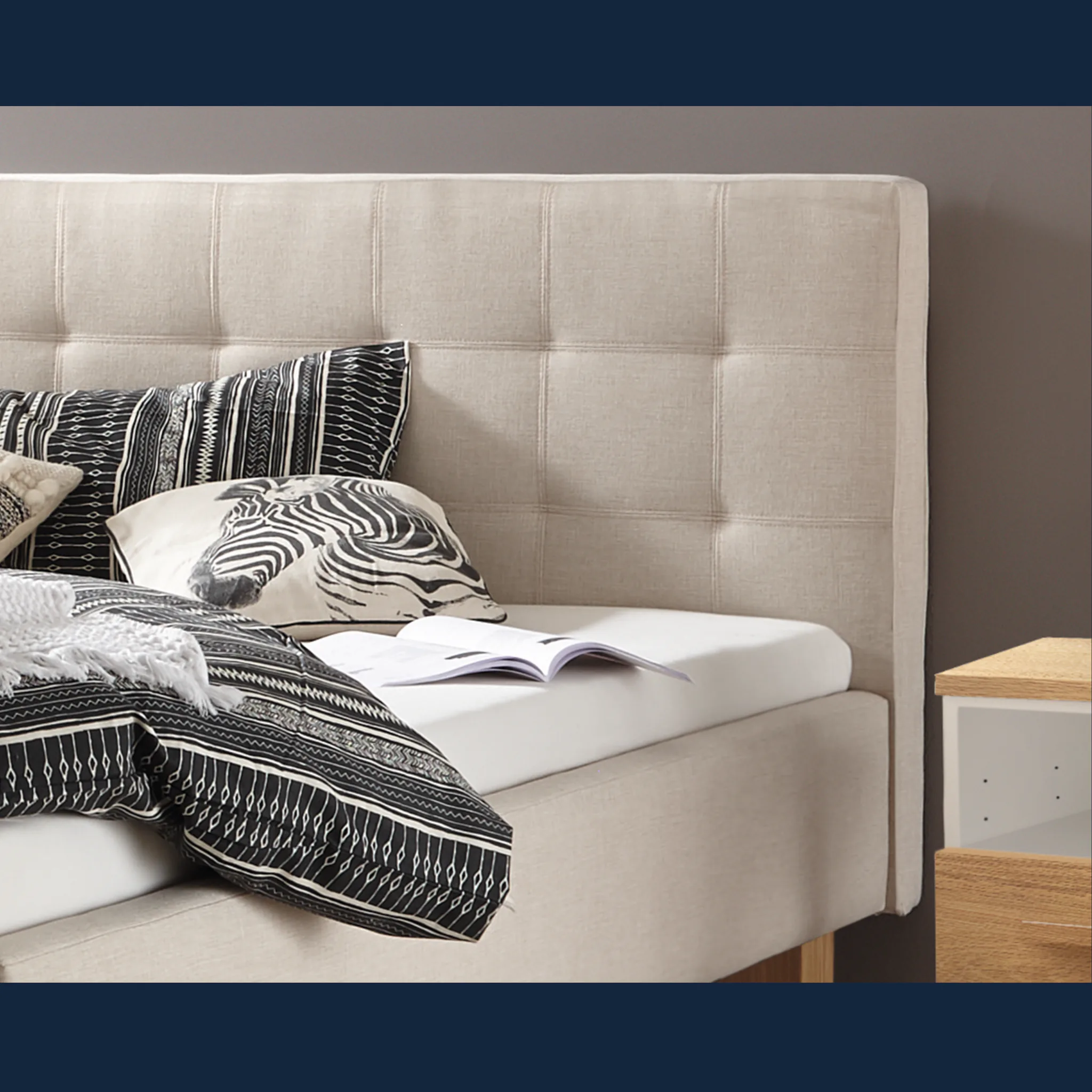 Elegantes Polsterbett Hasena skandinavisch Noemi Pronto 6 Elegantes Polsterbett Hasena skandinavisch Noemi Pronto – Bild 6