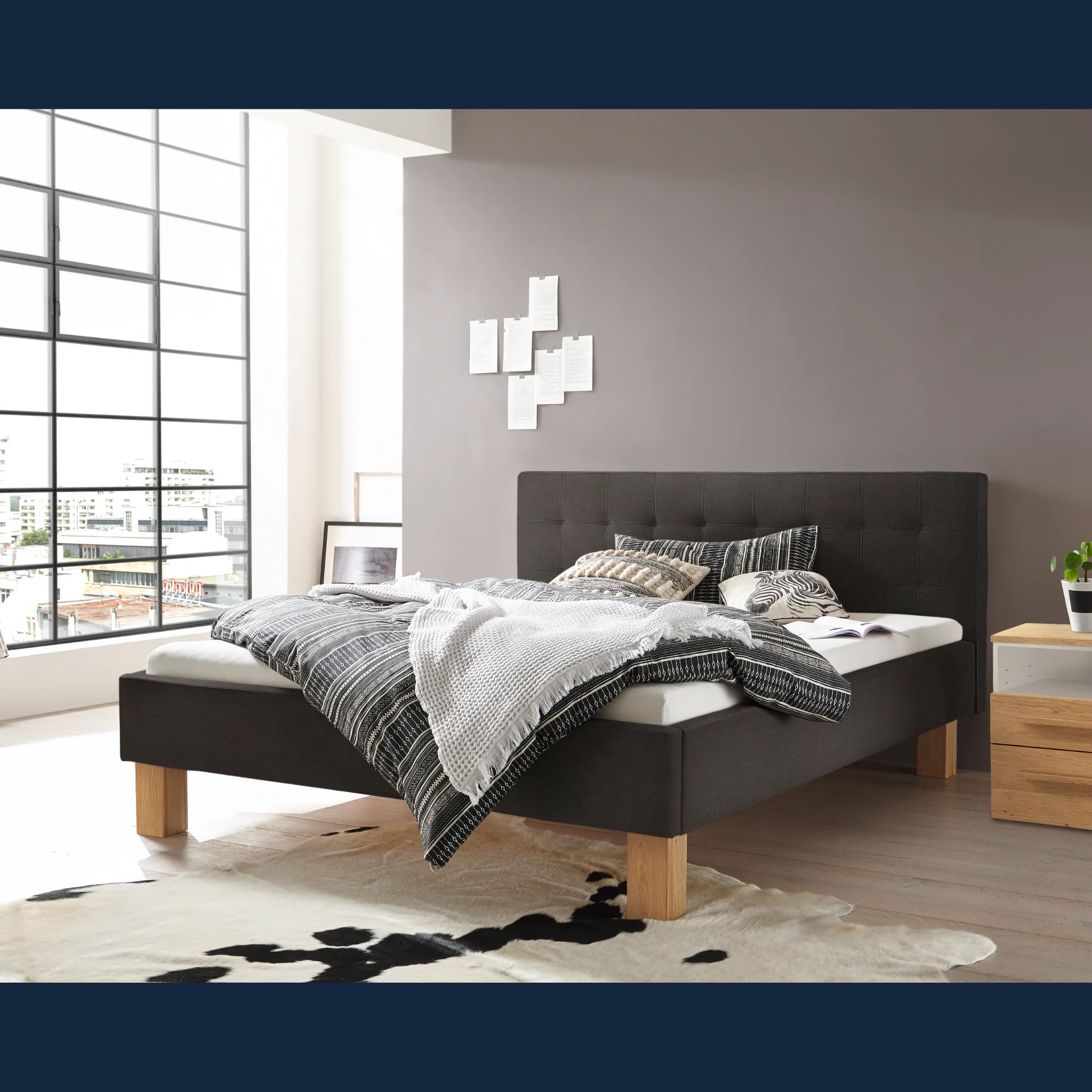 Elegantes Polsterbett Hasena skandinavisch Noemi Pronto 13 Elegantes Polsterbett Hasena skandinavisch Noemi Pronto – Bild 13