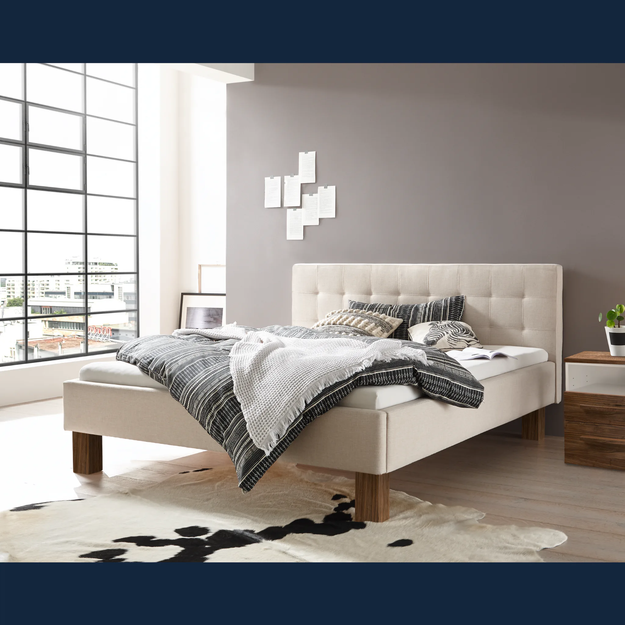 Elegantes Polsterbett Hasena skandinavisch Noemi Pronto 17 Elegantes Polsterbett Hasena skandinavisch Noemi Pronto – Bild 17