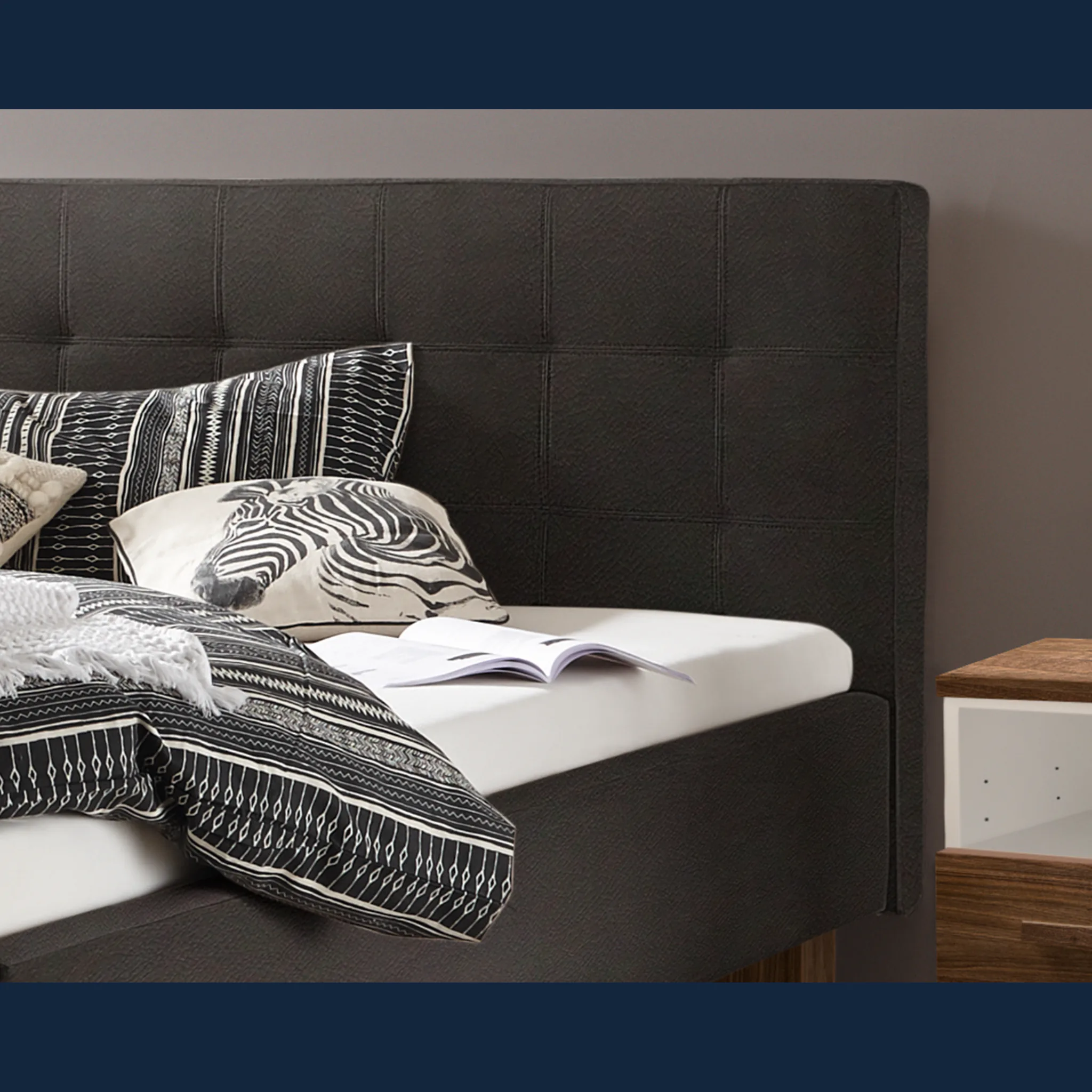 Elegantes Polsterbett Hasena skandinavisch Noemi Pronto 3 Elegantes Polsterbett Hasena skandinavisch Noemi Pronto – Bild 3