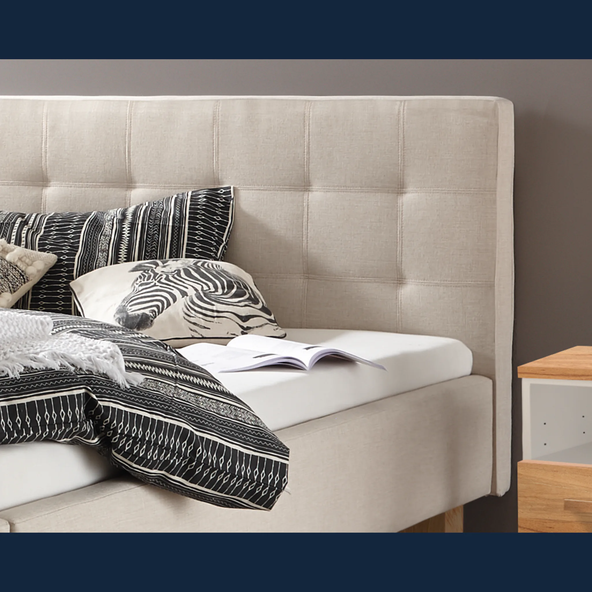 Elegantes Polsterbett Hasena skandinavisch Noemi Pronto 26 Elegantes Polsterbett Hasena skandinavisch Noemi Pronto – Bild 26