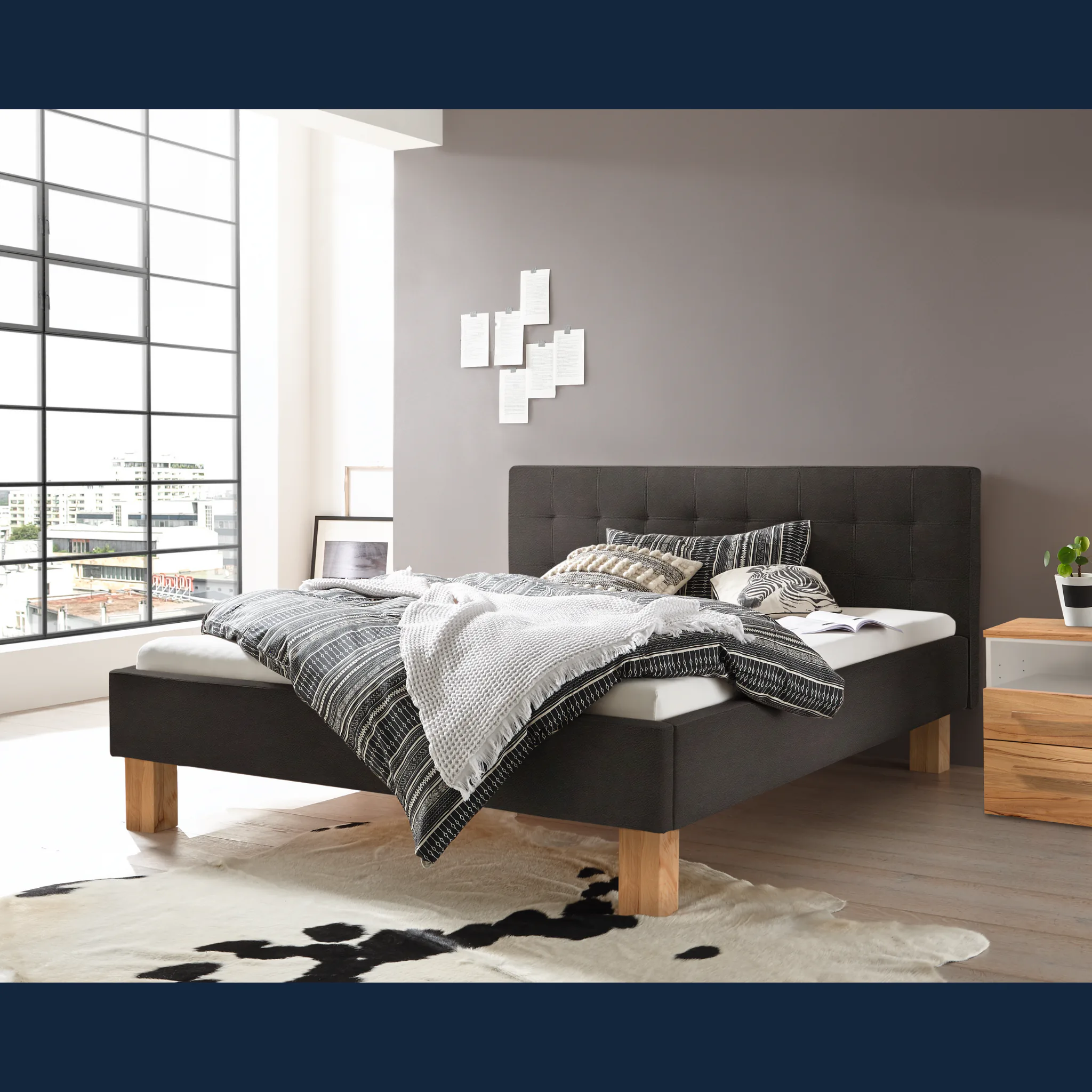 Elegantes Polsterbett Hasena skandinavisch Noemi Pronto 33 Elegantes Polsterbett Hasena skandinavisch Noemi Pronto – Bild 33