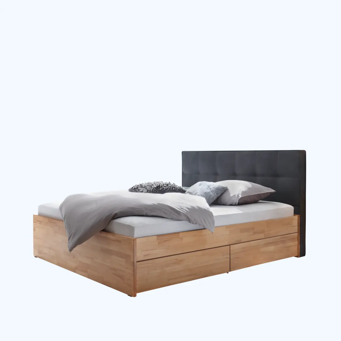 Massivholzbett Hasena Modern Stil Bett Otello mit Stauraum 37 Massivholzbett Hasena Modern Stil Bett Otello mit Stauraum – Bild 37