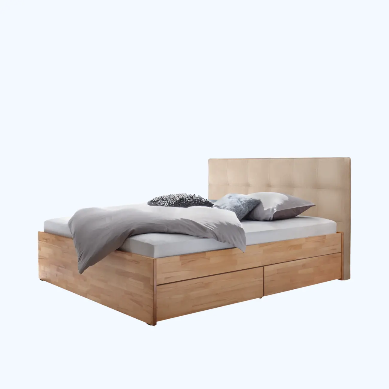 Massivholzbett Hasena Modern Stil Bett Otello mit Stauraum 25 Massivholzbett Hasena Modern Stil Bett Otello mit Stauraum – Bild 25