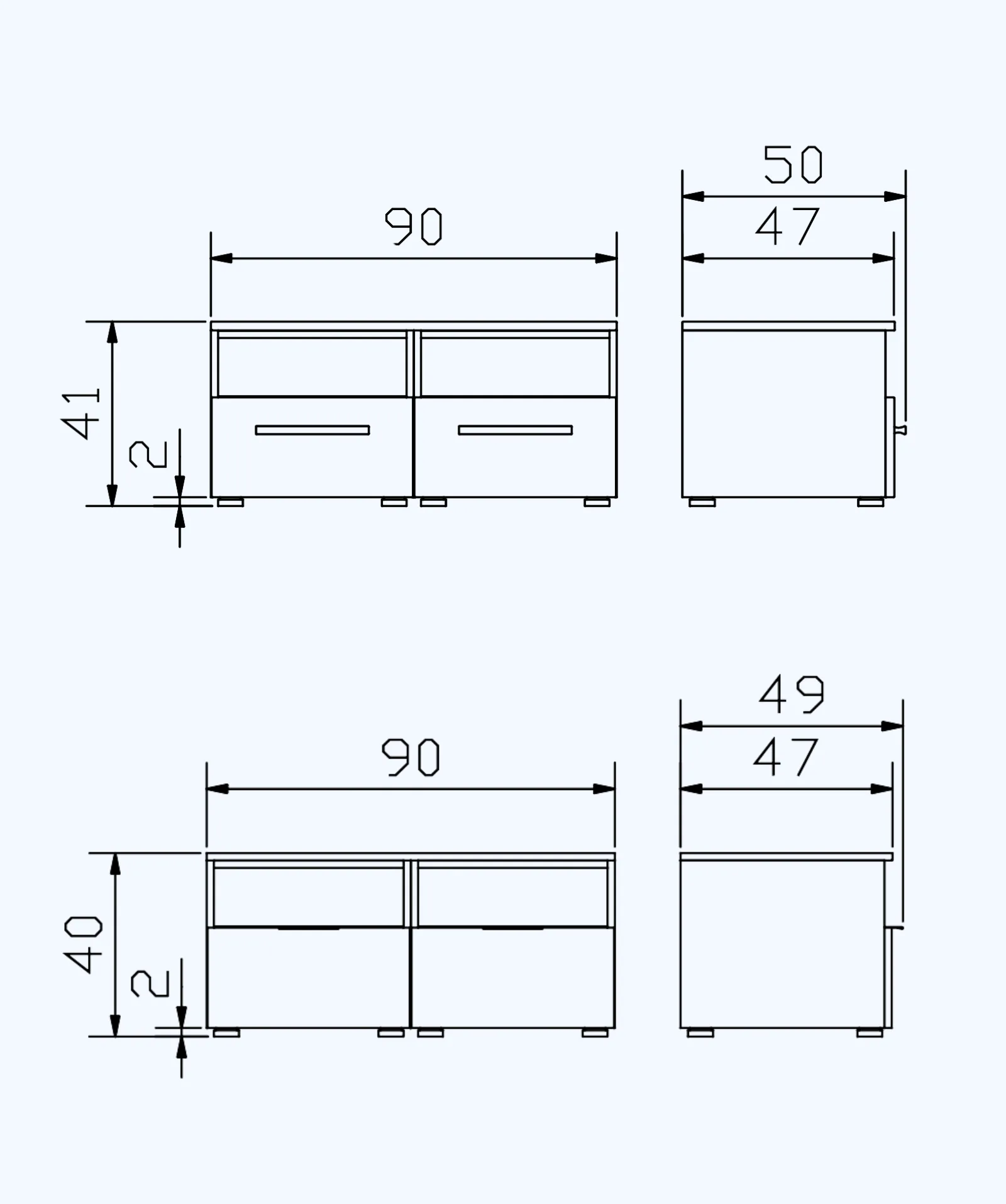 Zweifarbige Kommode Hasena Modern Owita 17 Zweifarbige Kommode Hasena Modern Owita – Bild 17