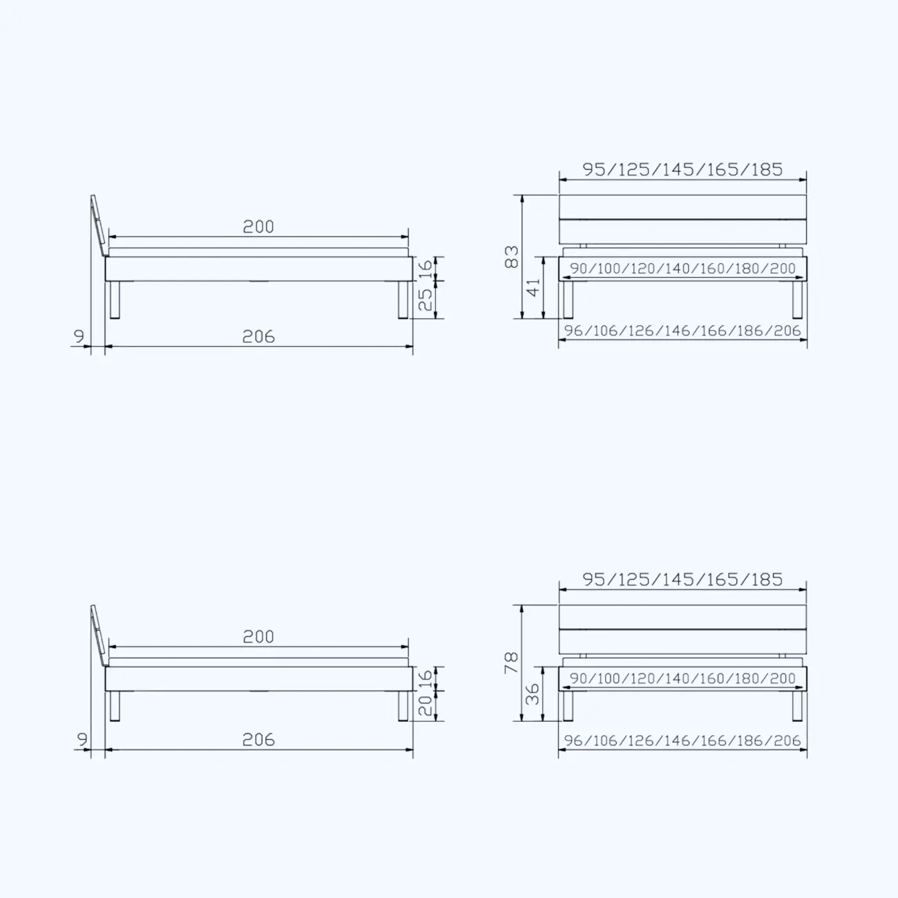 Hasena Bett Rocco Industrial 17 Hasena Bett Rocco Industrial – Bild 17