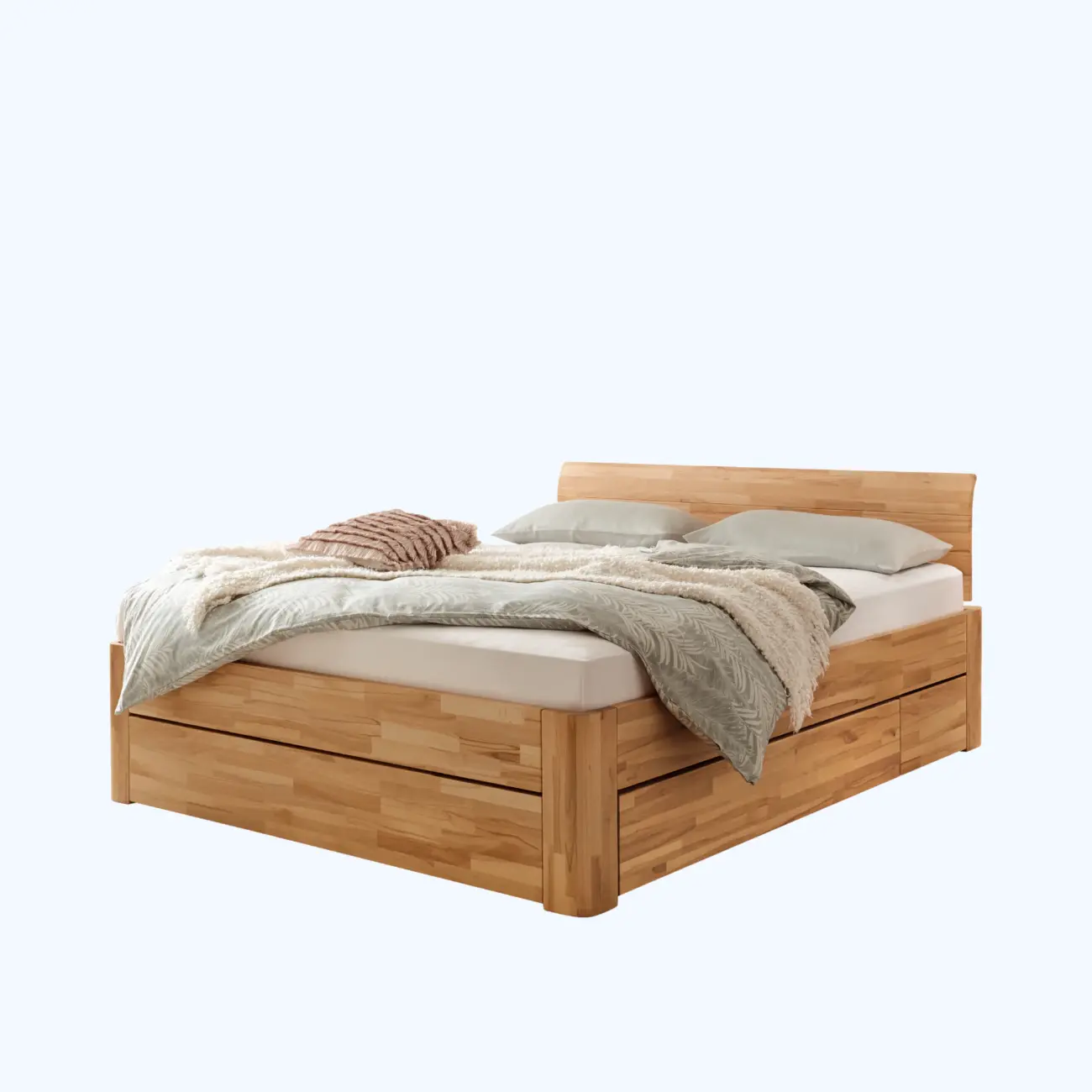 Massivholzbett Hasena Modern Stil Bett Stupendo mit Stauraum 6 Massivholzbett Hasena Modern Stil Bett Stupendo mit Stauraum – Bild 6