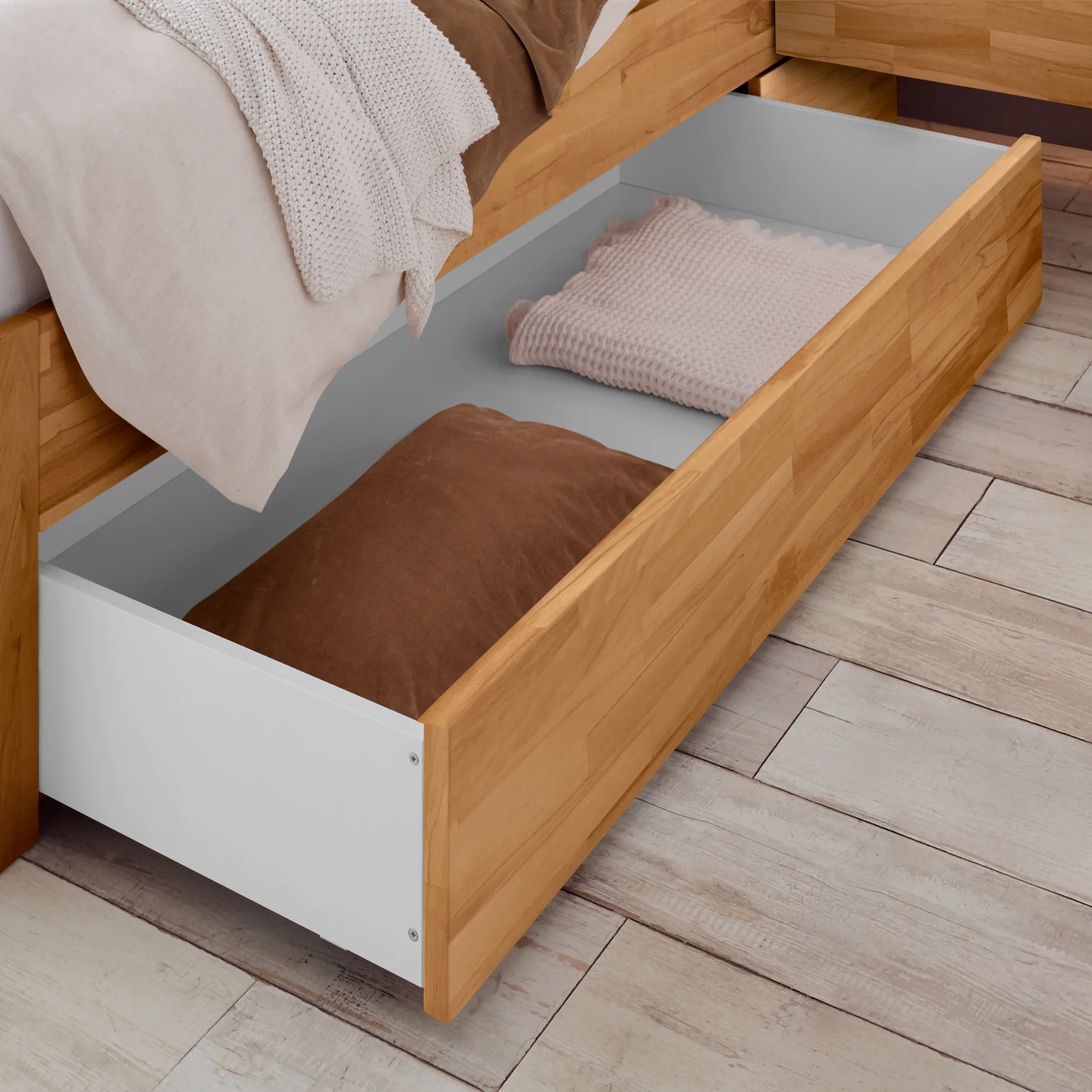 Massivholzbett Hasena Modern Stil Bett Stupendo mit Stauraum 10 Massivholzbett Hasena Modern Stil Bett Stupendo mit Stauraum – Bild 10