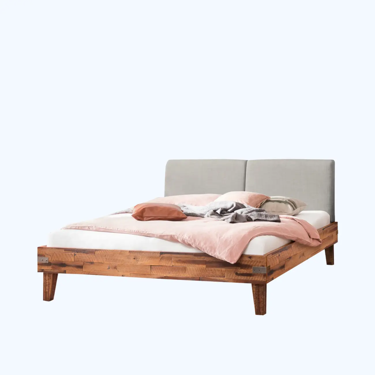 Markantes Massivholzbett Hasena Industrial Alino Factory 1 Markantes Massivholzbett Hasena Industrial Alino Factory