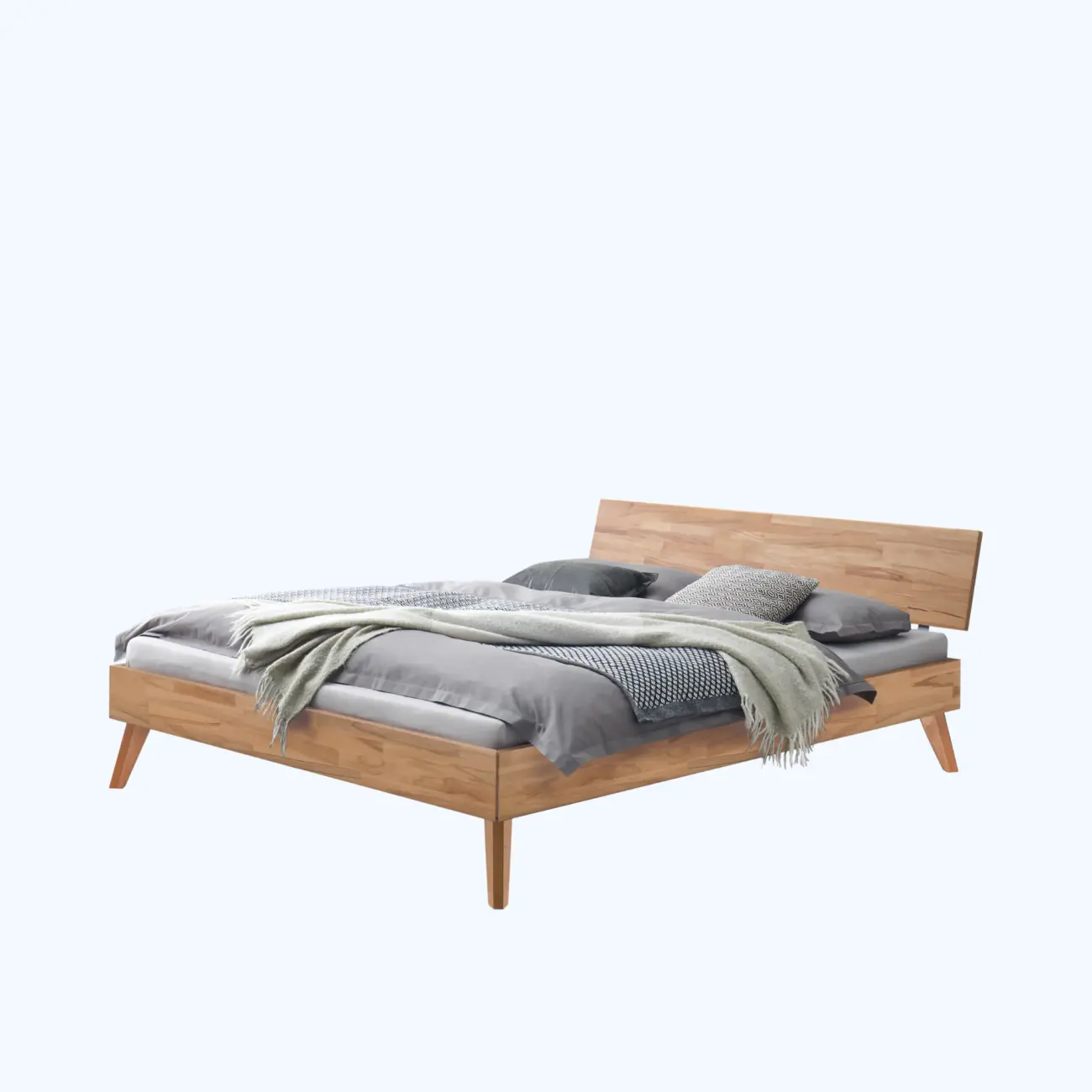 Natürliches Massivholzbett Hasena Ancona modern-skandinavisch – Bild 5